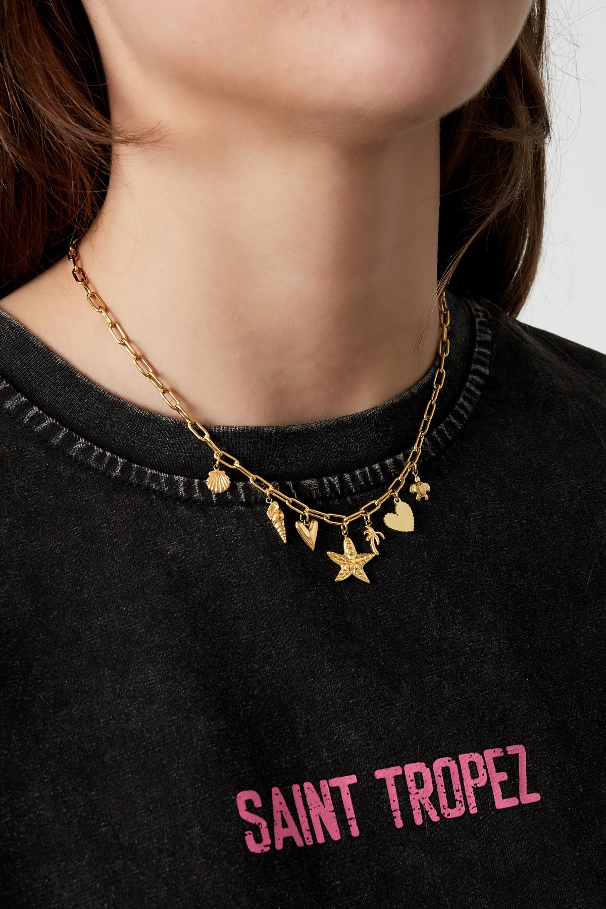 beach babe charm necklace