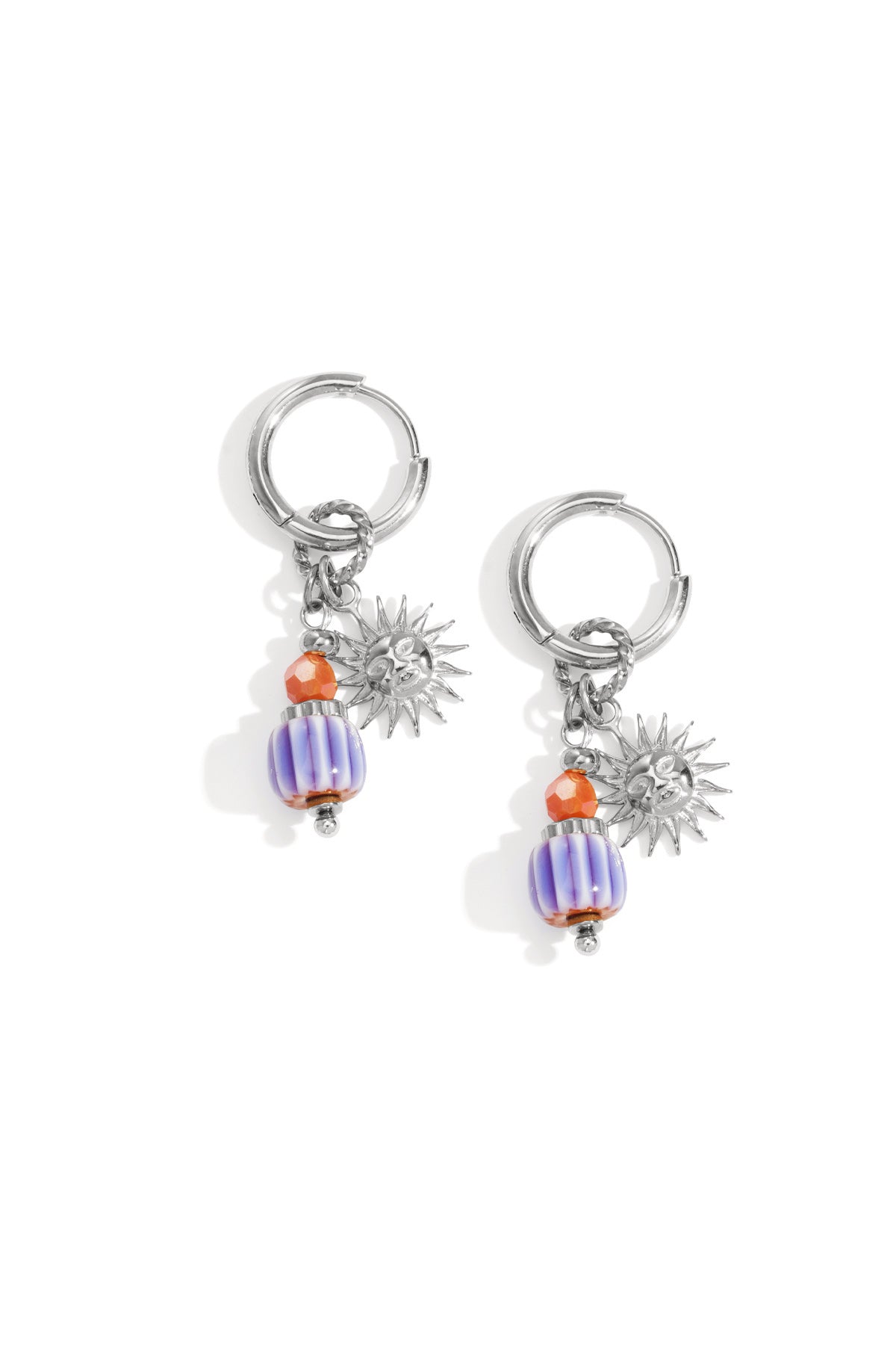 Sun Happy Charm earrings