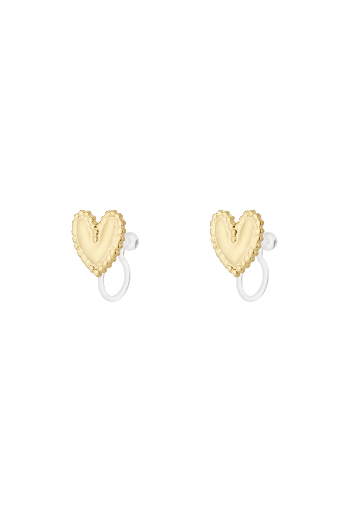 Heart Clip Earrings