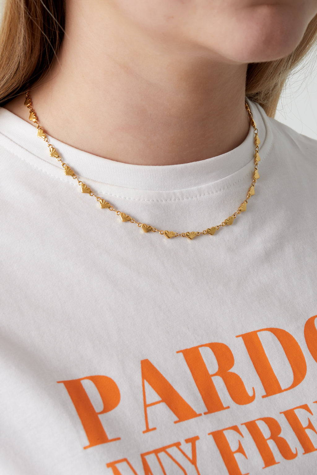 Strong heart necklace