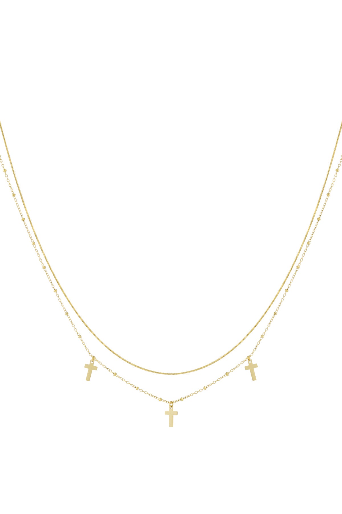   Layered Necklaces Cross Casual Daily Simple Series Women's jewelry
