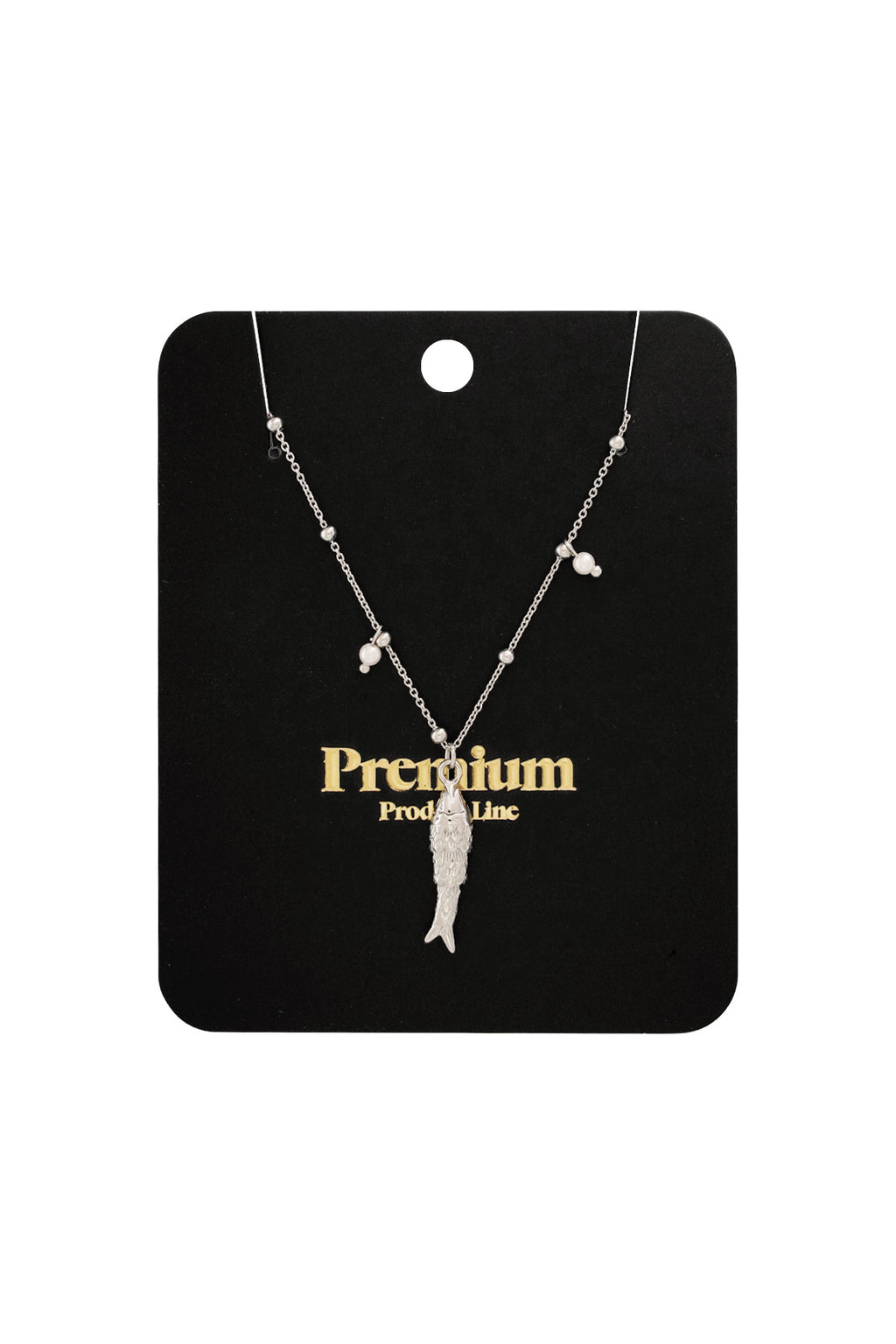 basic necklace with fish