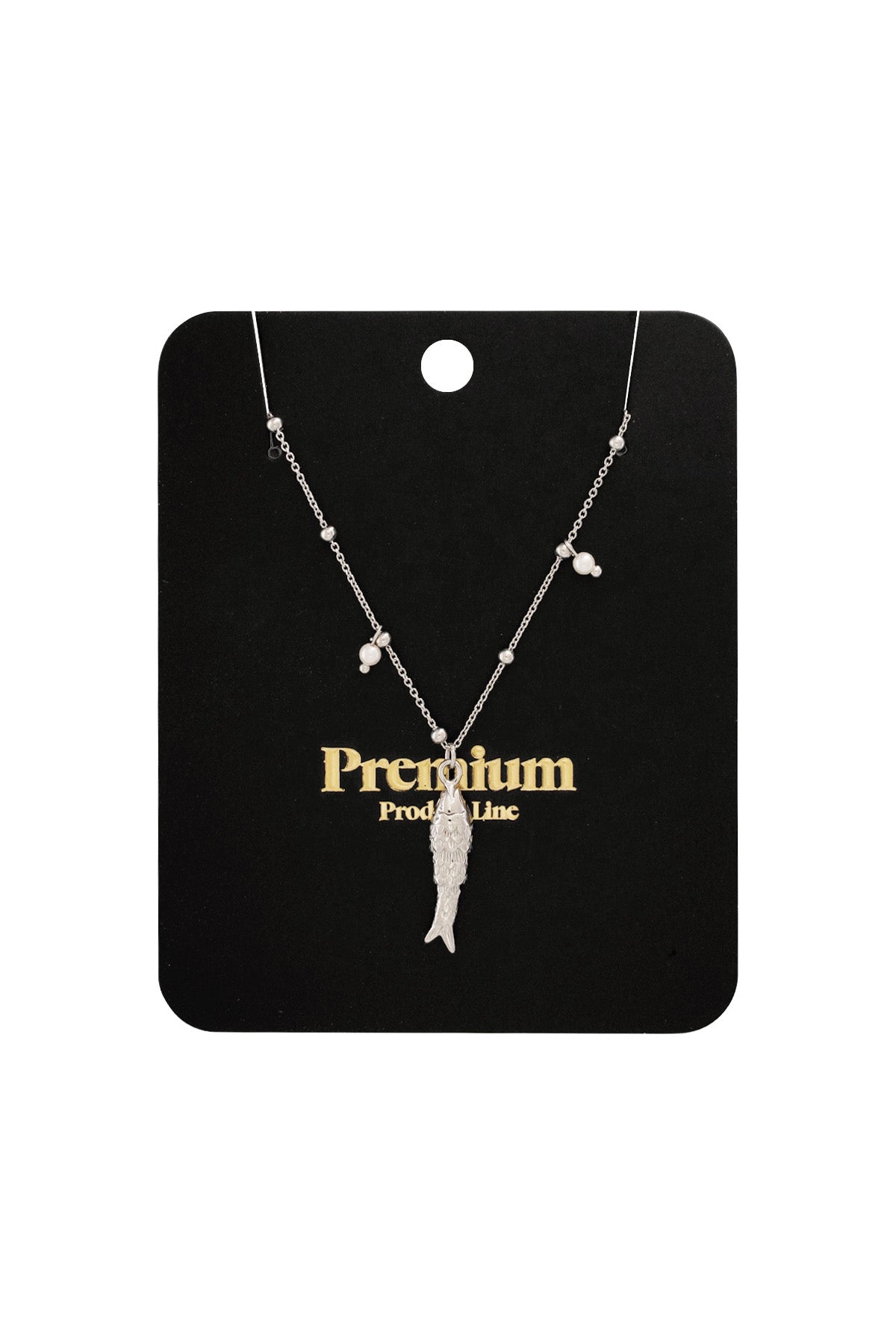 basic necklace with fish