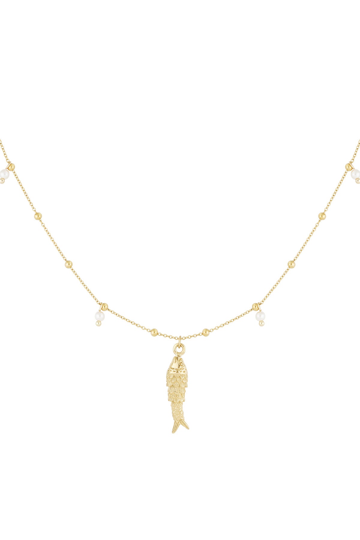 basic necklace with fish