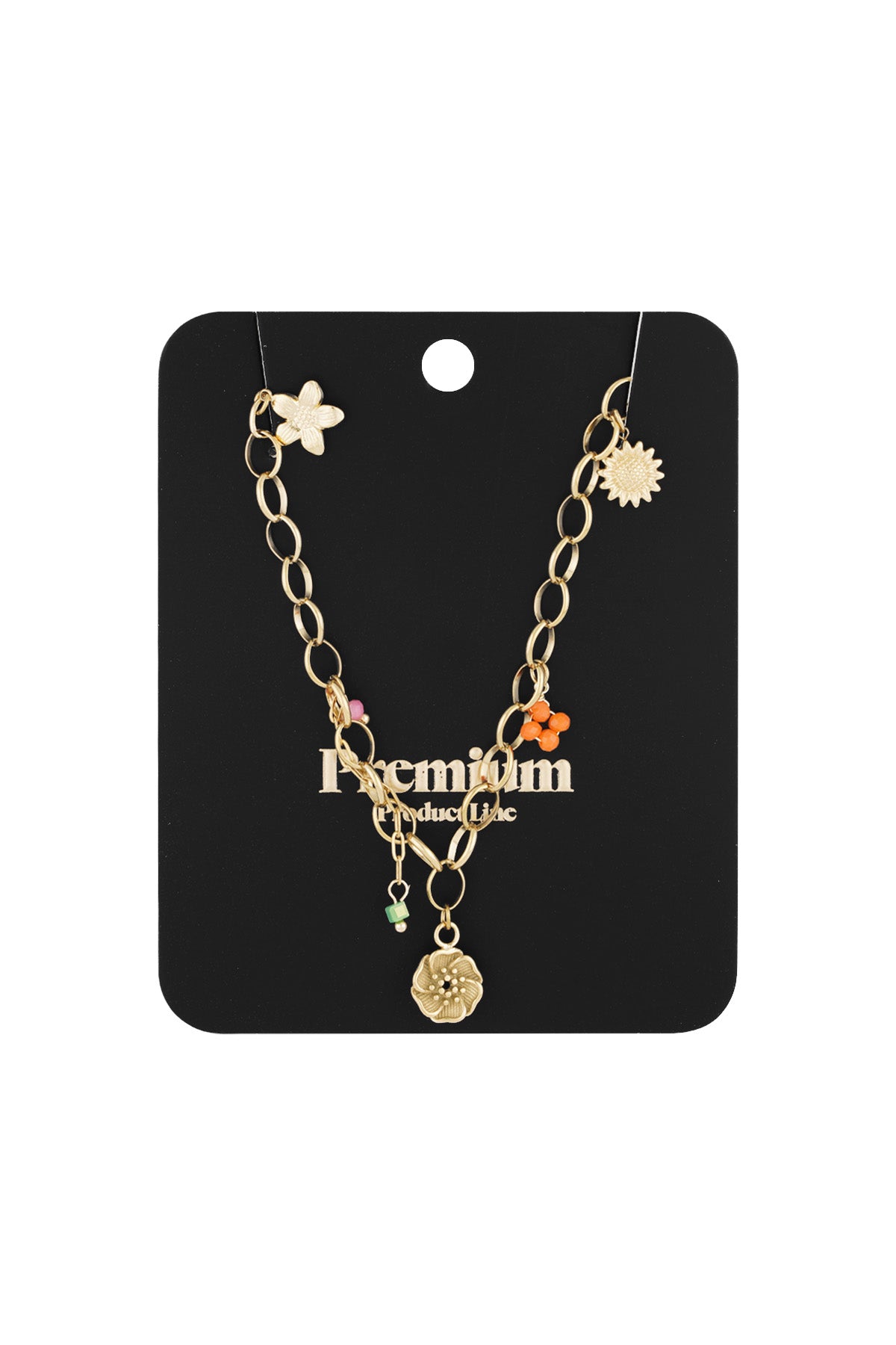 spring charms necklace