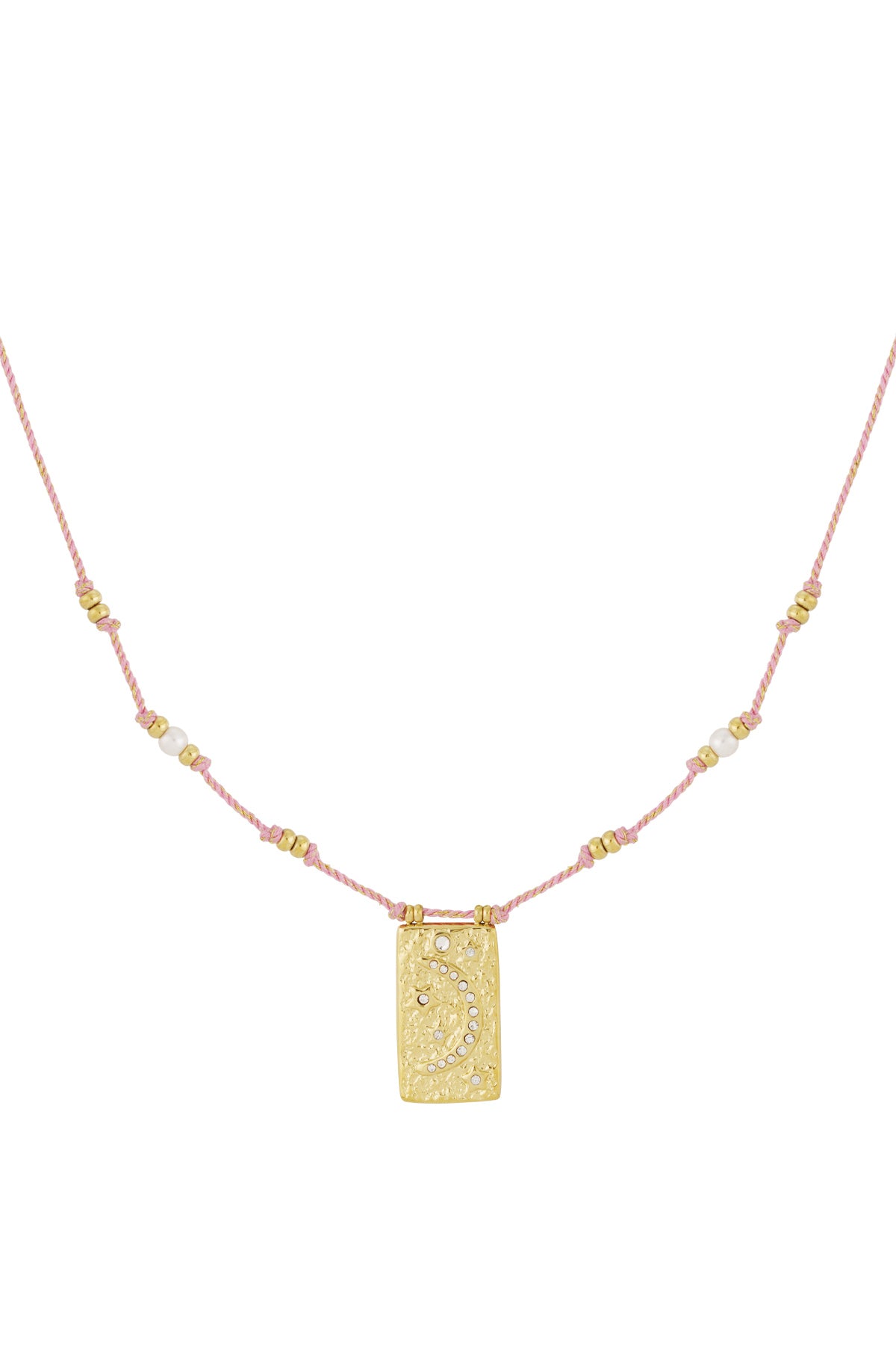 moony necklace - orange &