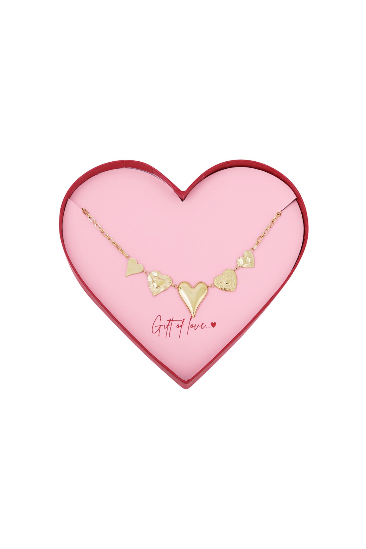 gift of love stainless steel love necklace