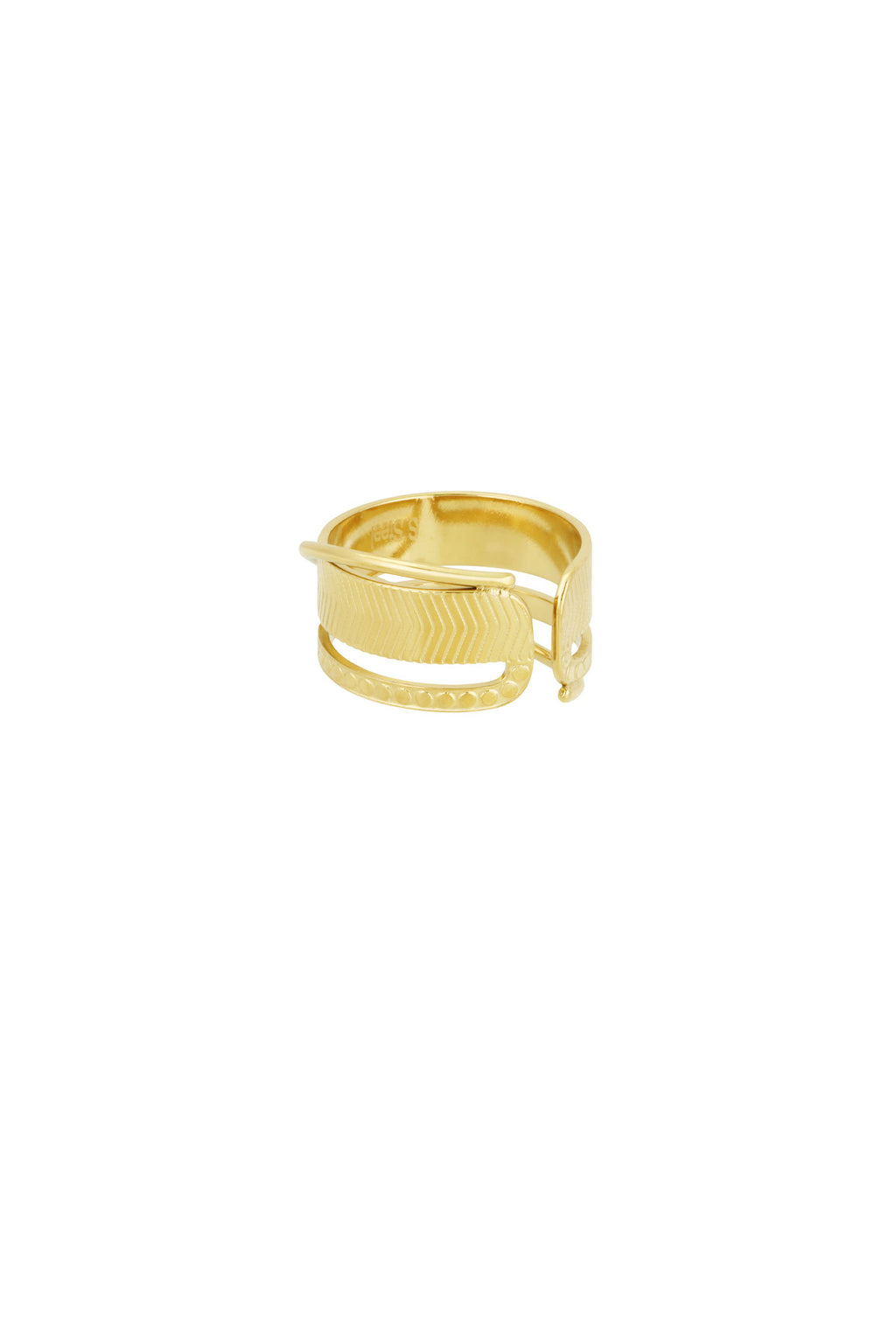 stacked treasures ring