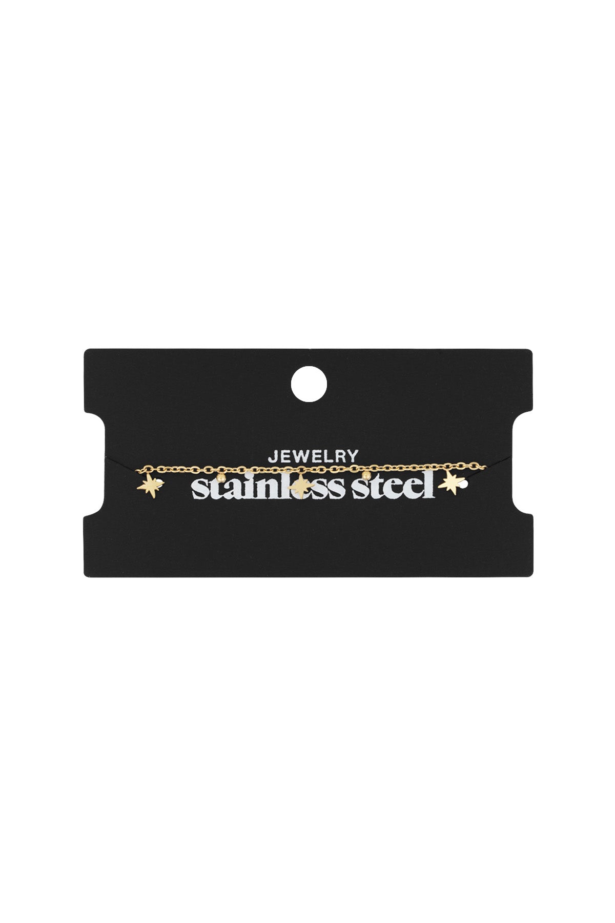 shining stars bracelet - Gold color hallmark