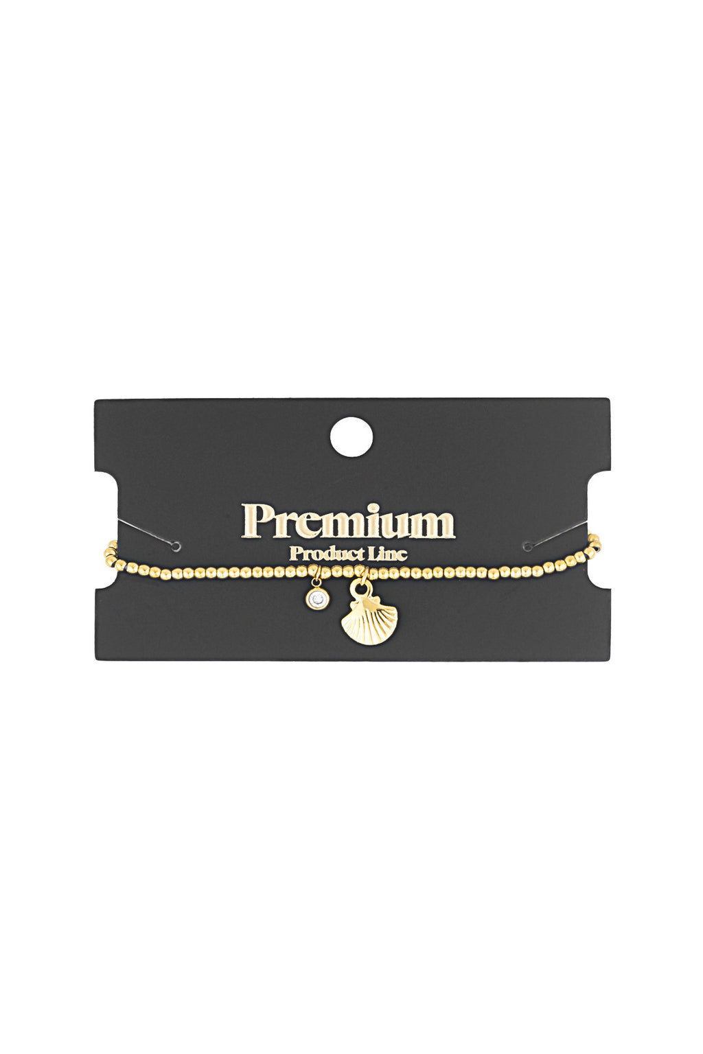 simple bracelet sparkly shell