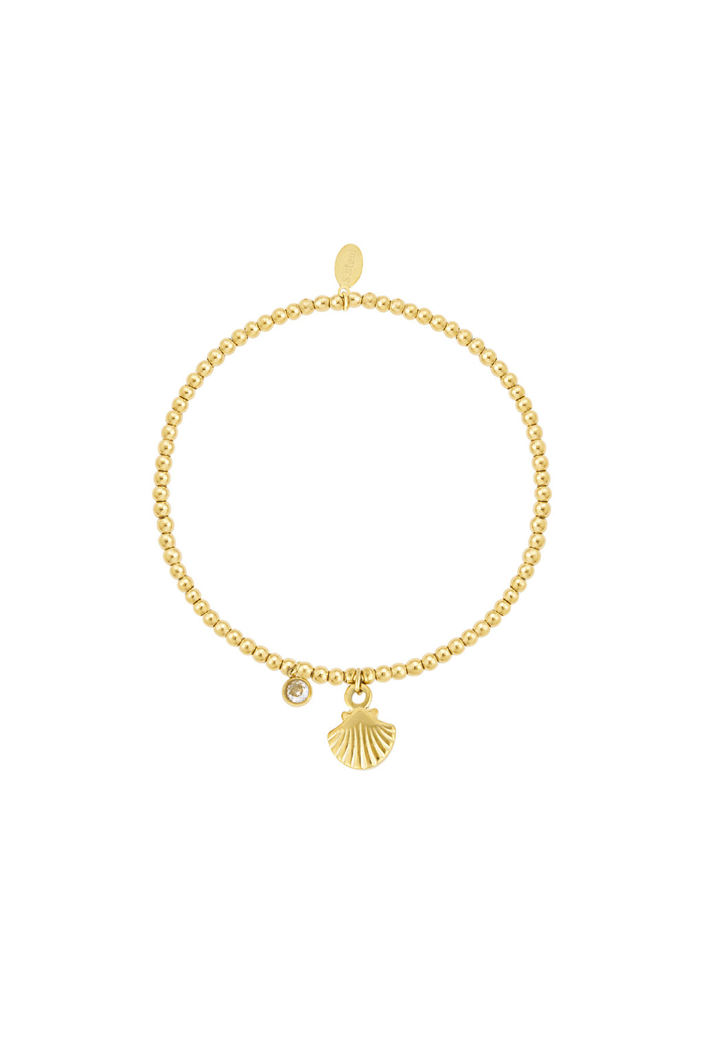 simple bracelet sparkly shell