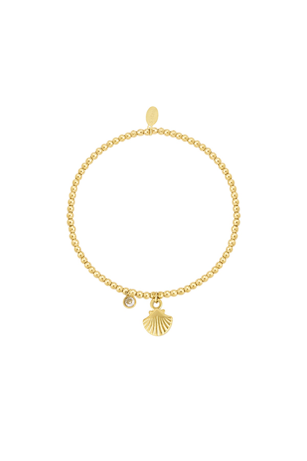 simple bracelet sparkly shell