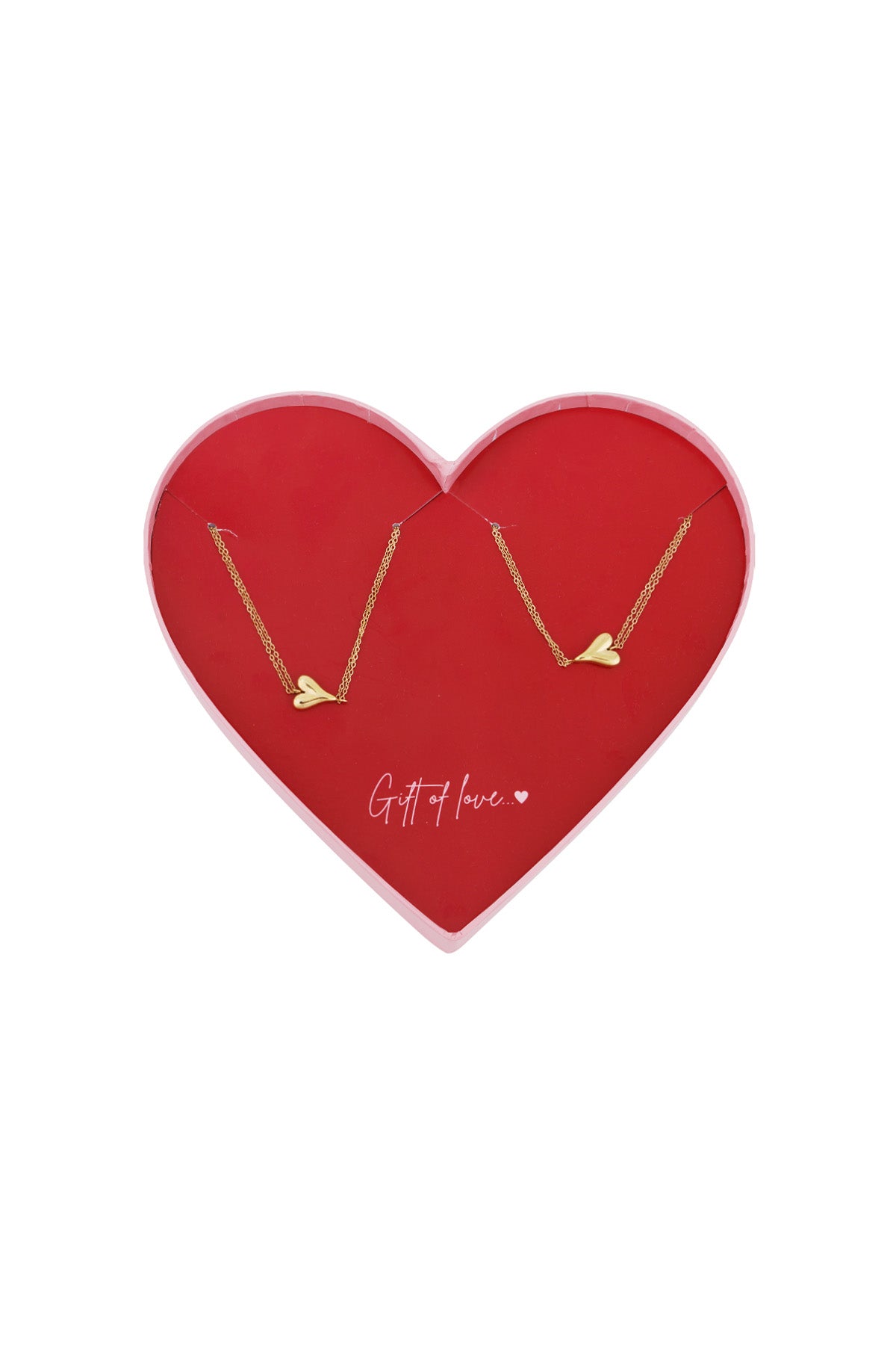 gift of love stainless steel heart bracelets