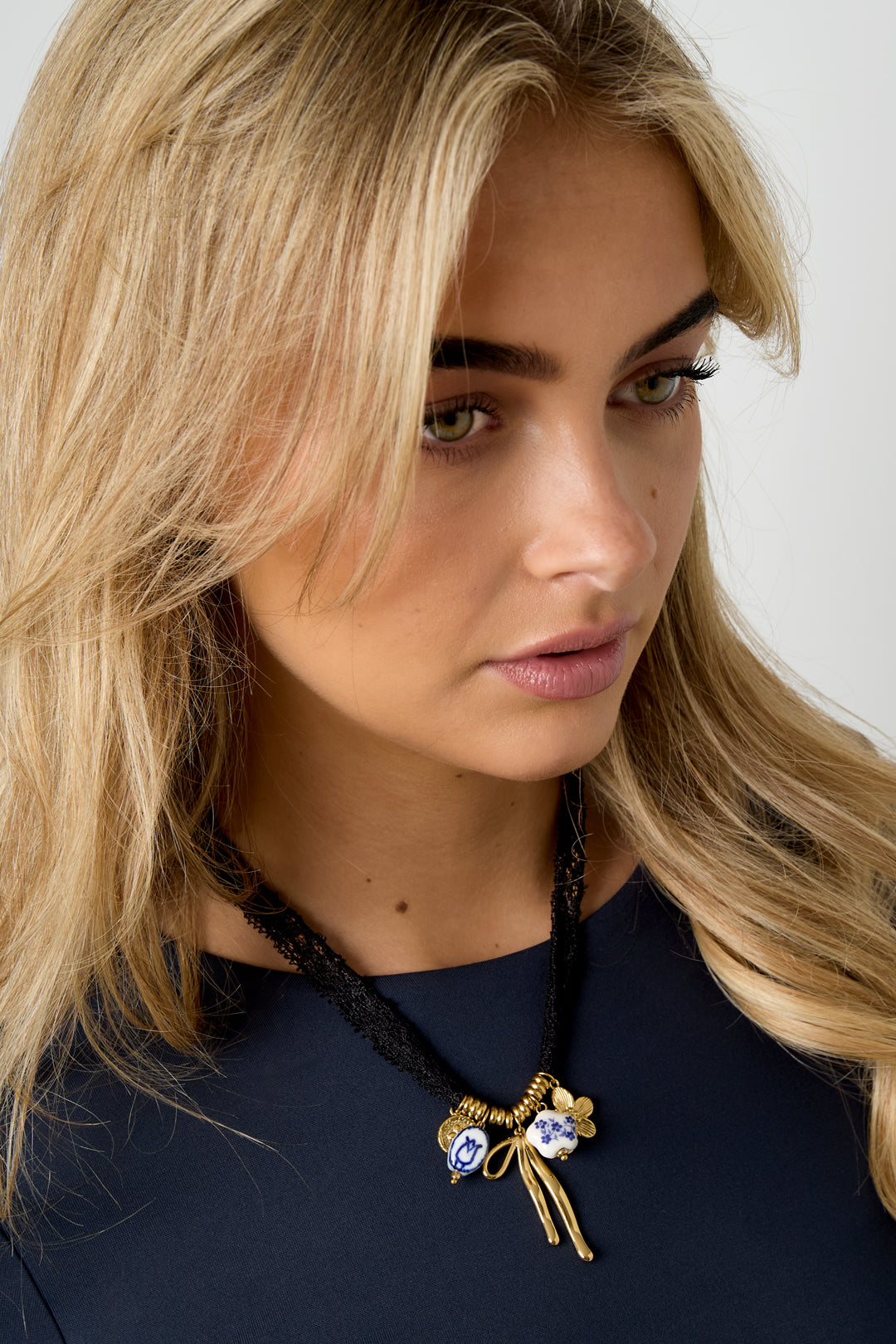 Polyester Long Necklaces Flower Casual Daily Romantic Series Women's jewelry