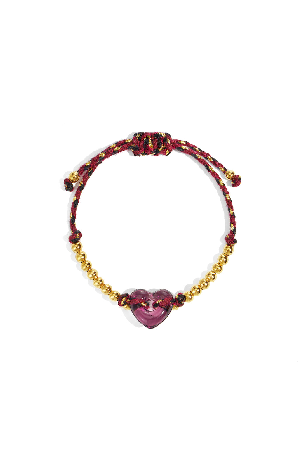 Polyester Beaded Bracelets Heart Casual Daily Simple Series Women's jewelry