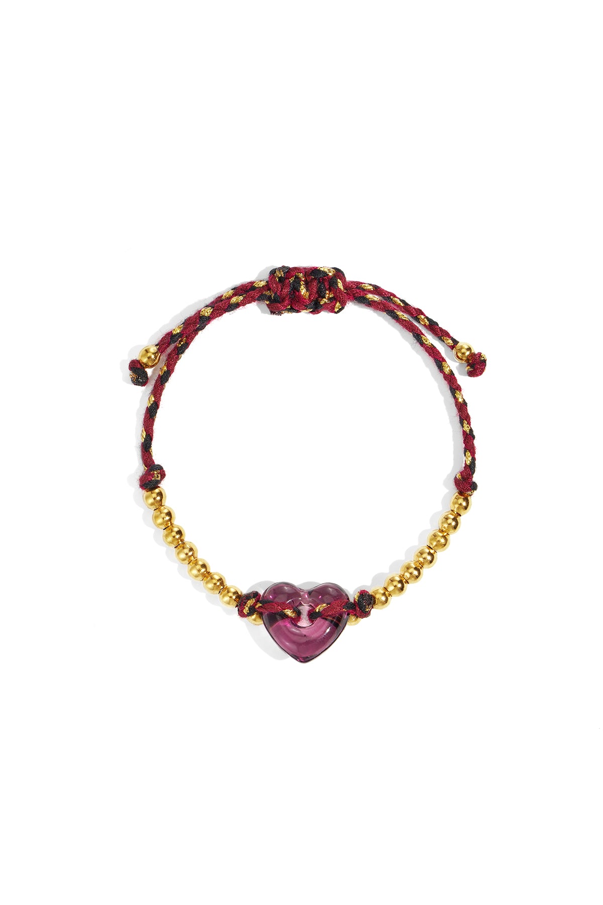 Polyester Beaded Bracelets Heart Casual Daily Simple Series Women's jewelry