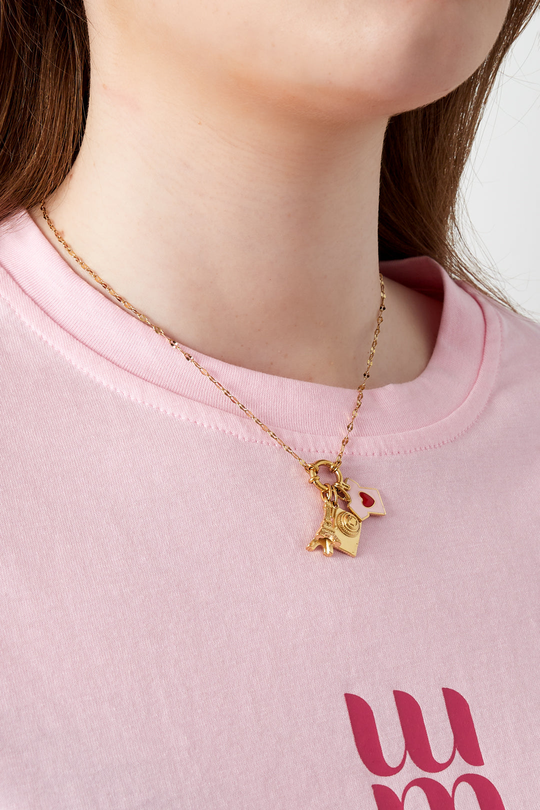 Eiffel Tower DIY necklace