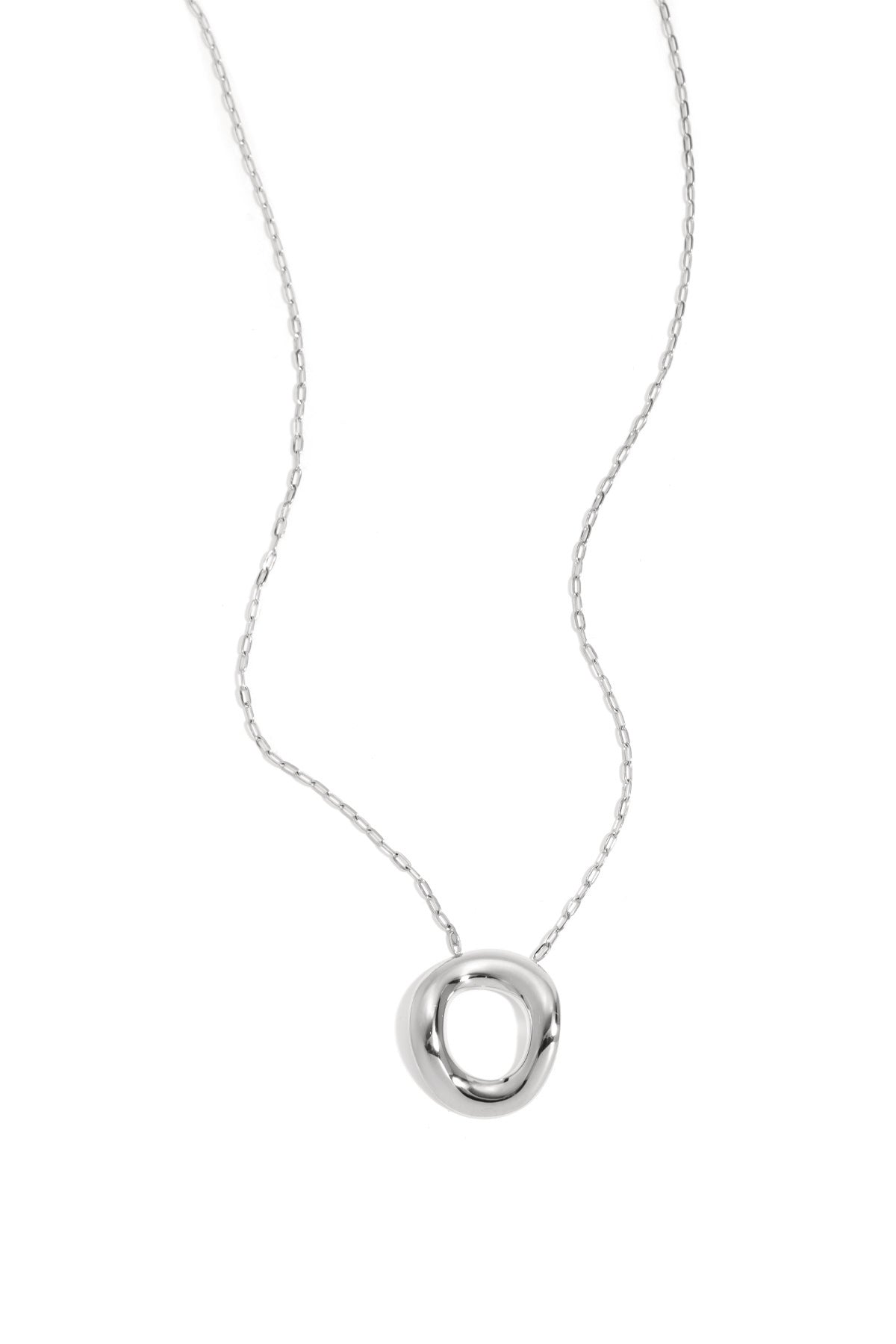 Stainless Steel Pendant necklaces circle Casual Daily Simple Series Women's jewelry