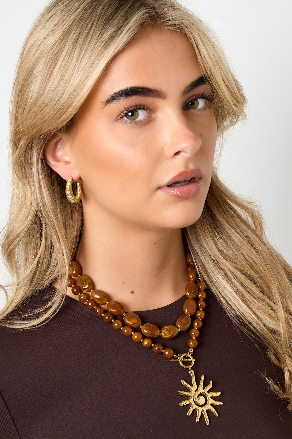 Acrylic Beaded Necklaces Beads Casual Daily Classic Series Women's jewelry