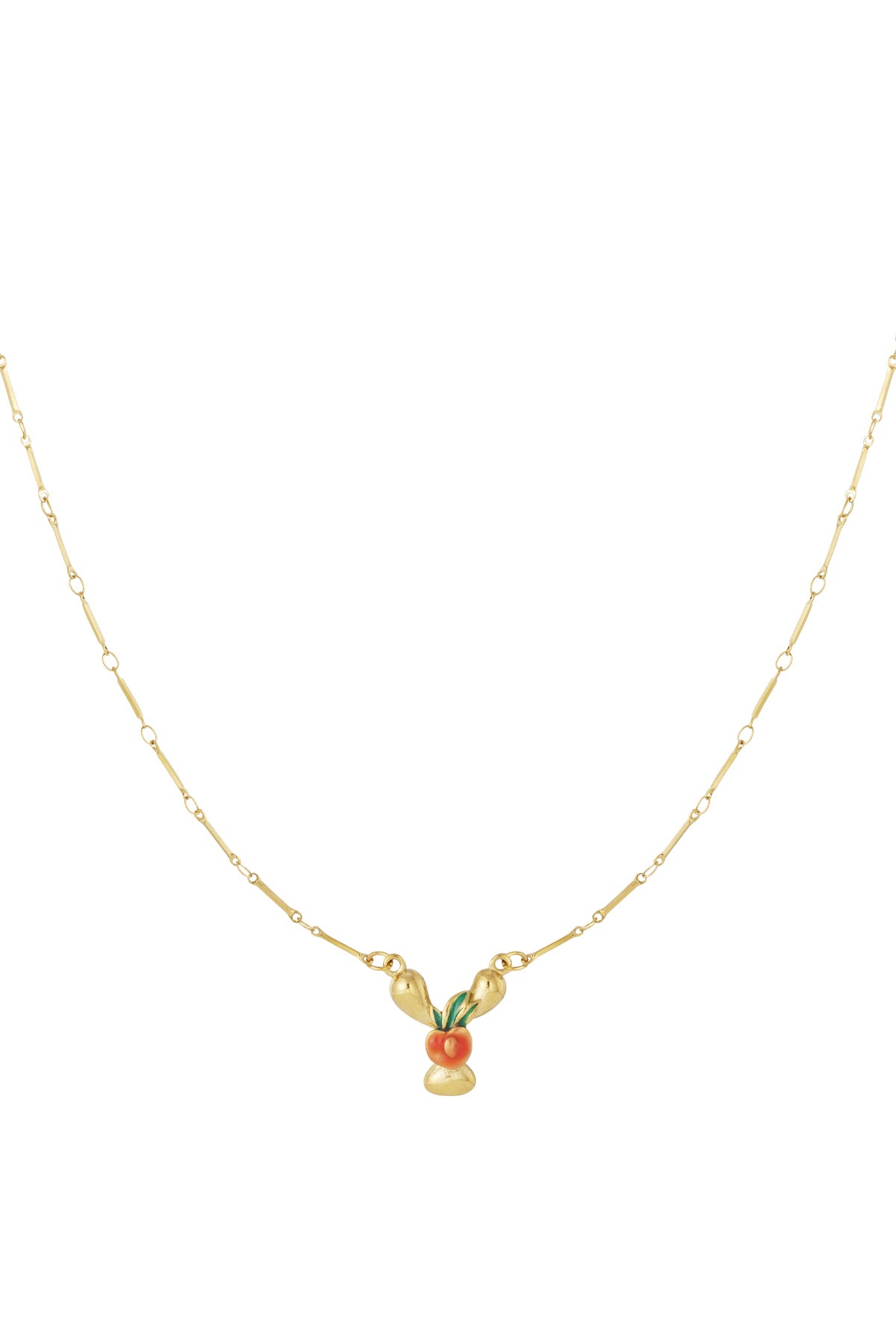 Happy Initials necklace with charms