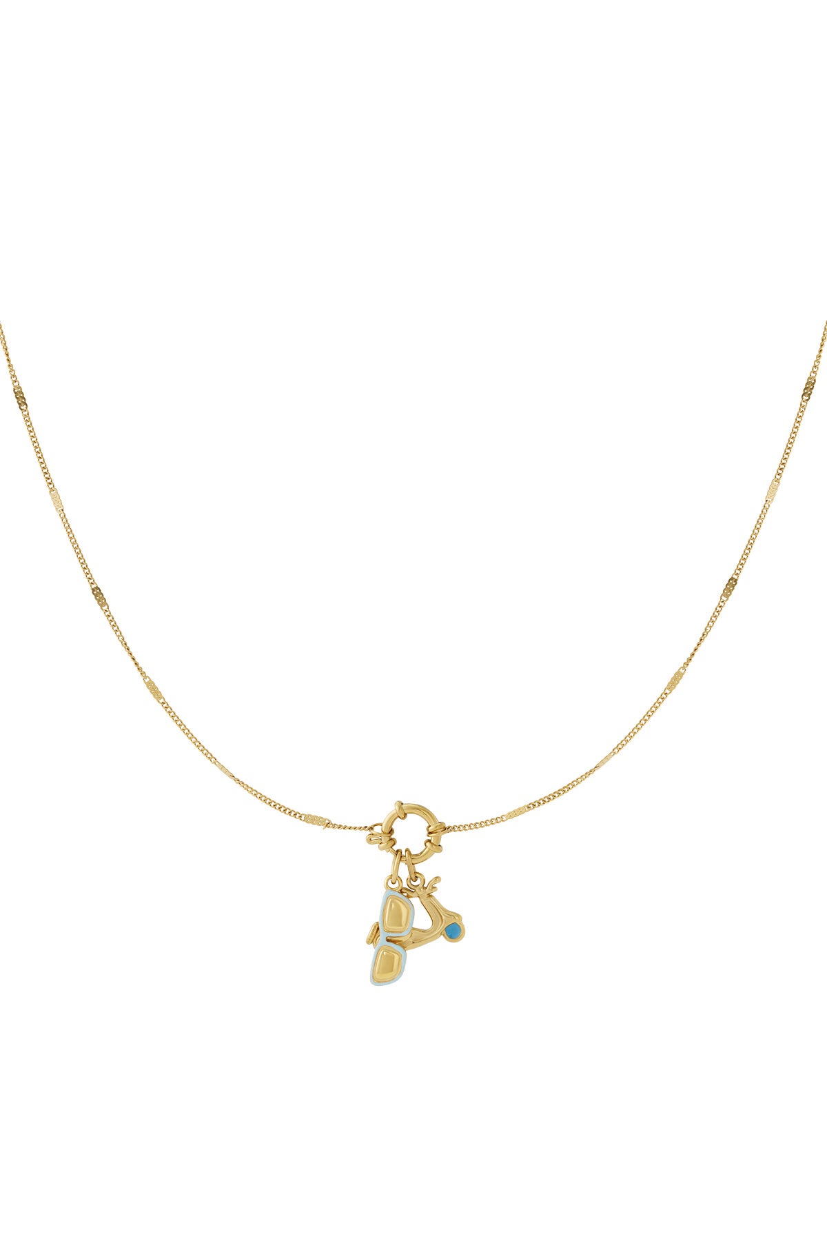 Scooter DIY necklace