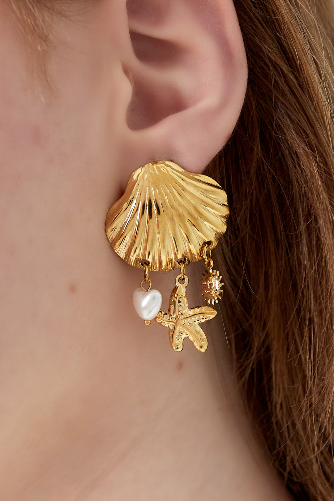 Beach love trio Earrings