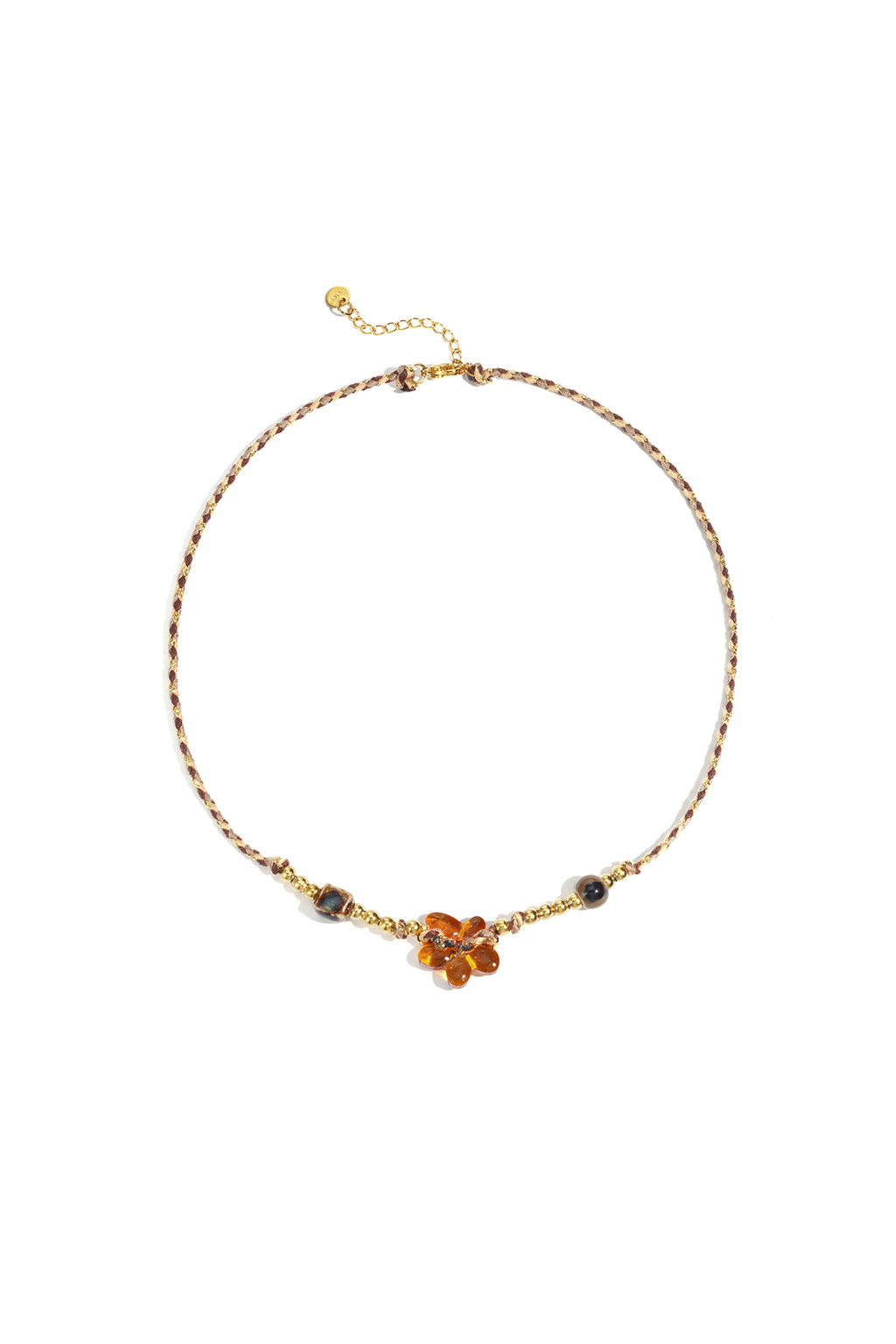 Polyester Beaded Necklaces Flower Casual Daily Simple Series Women's jewelry