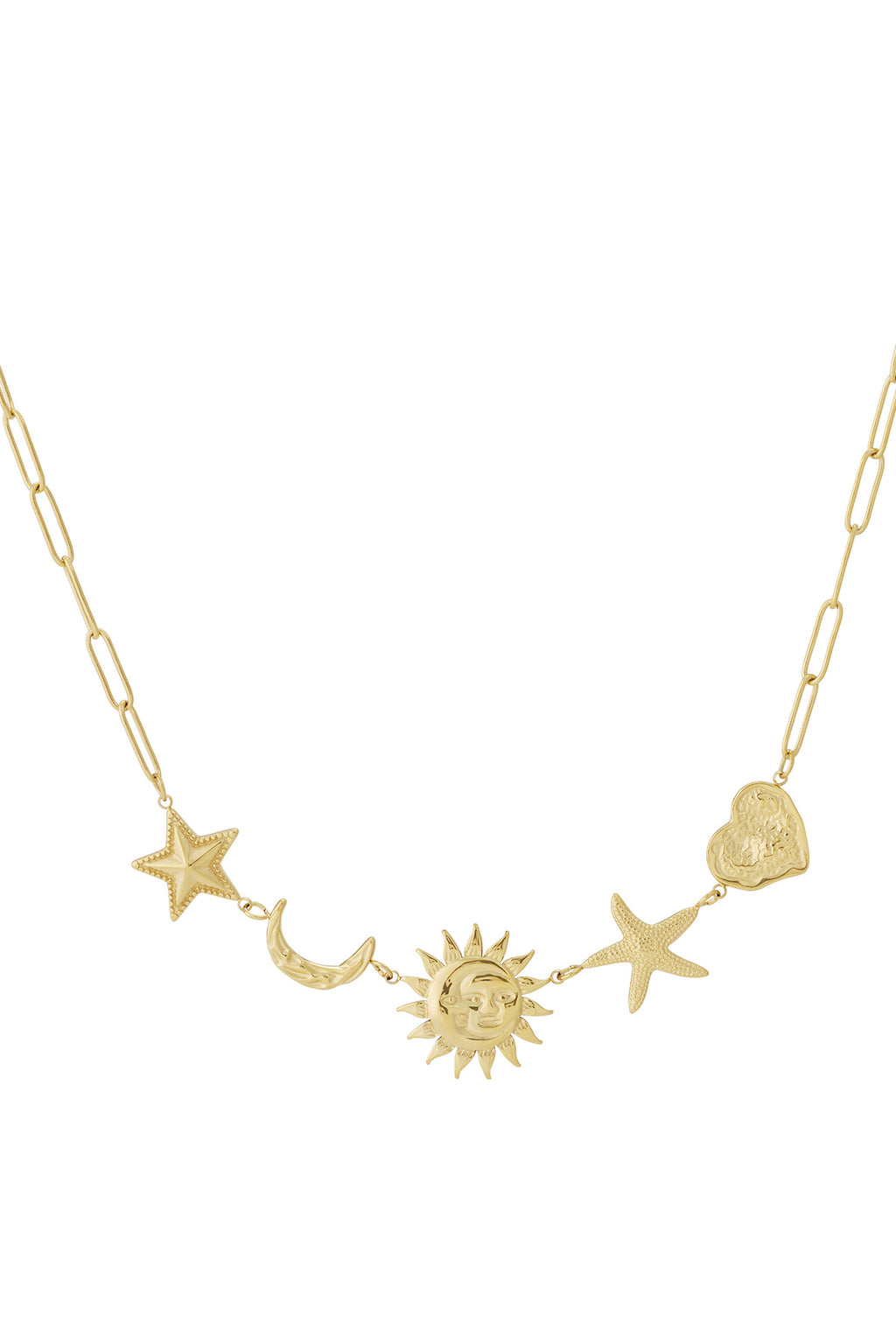 Sun Moon Star Necklace