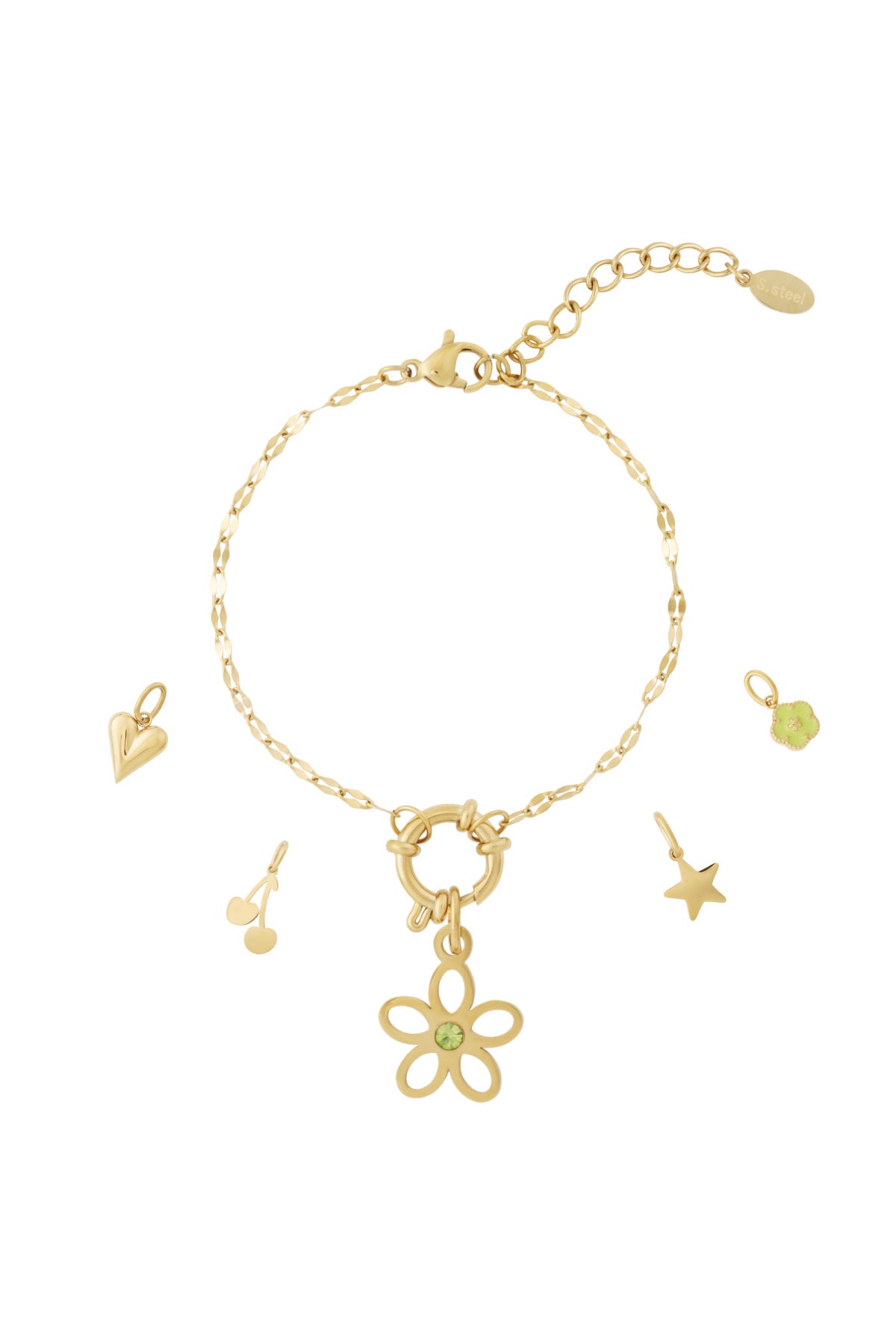 Detailled Flower DIY bracelet