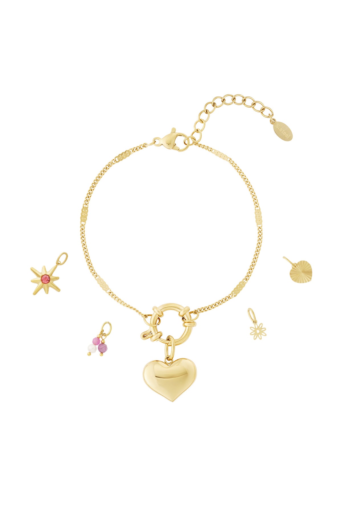 Big heart DIY bracelet