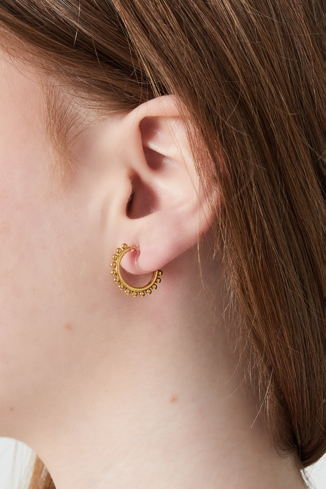 Bold Ring Clip Earrings