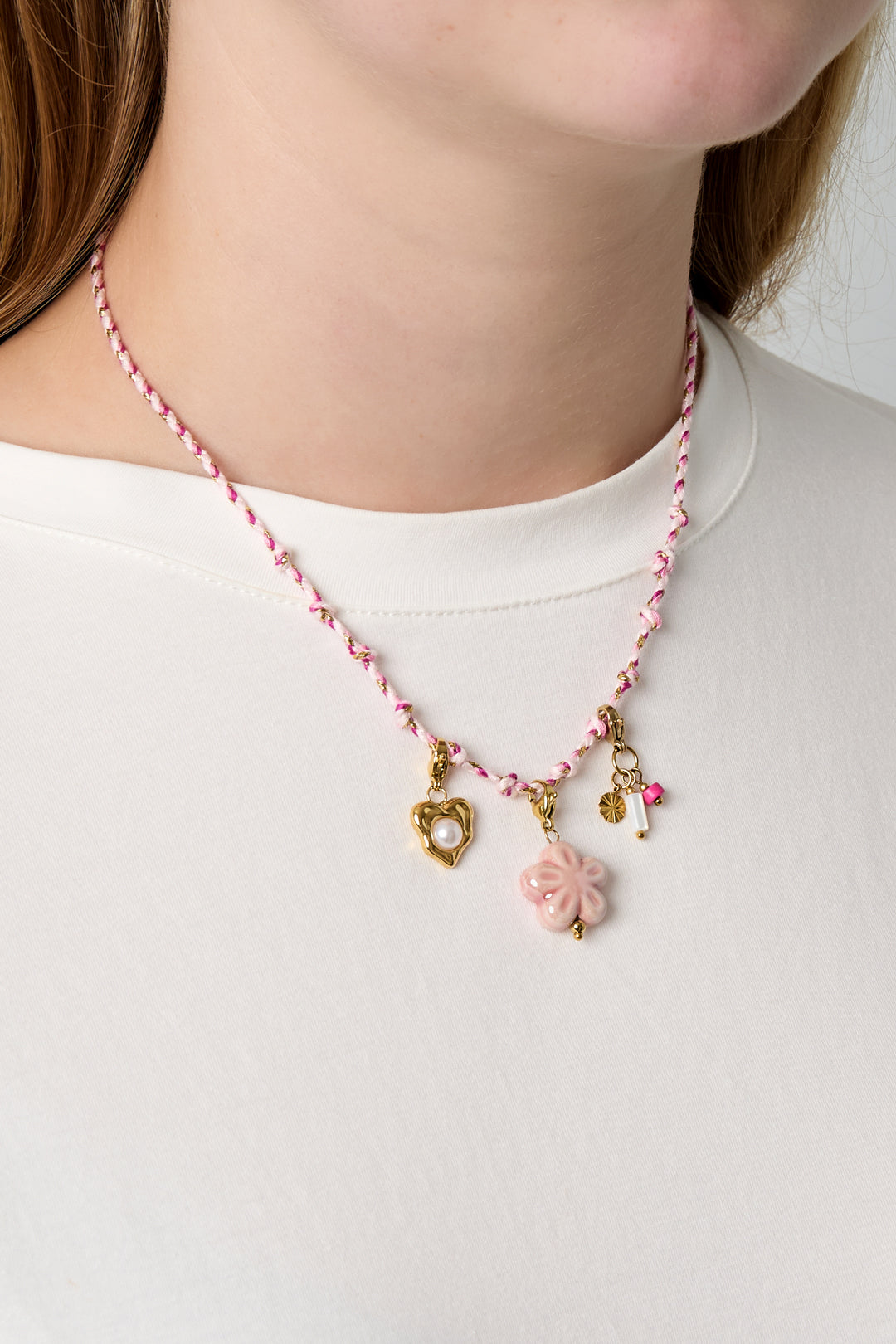 Cotton Chain Necklaces mixed color Casual Daily