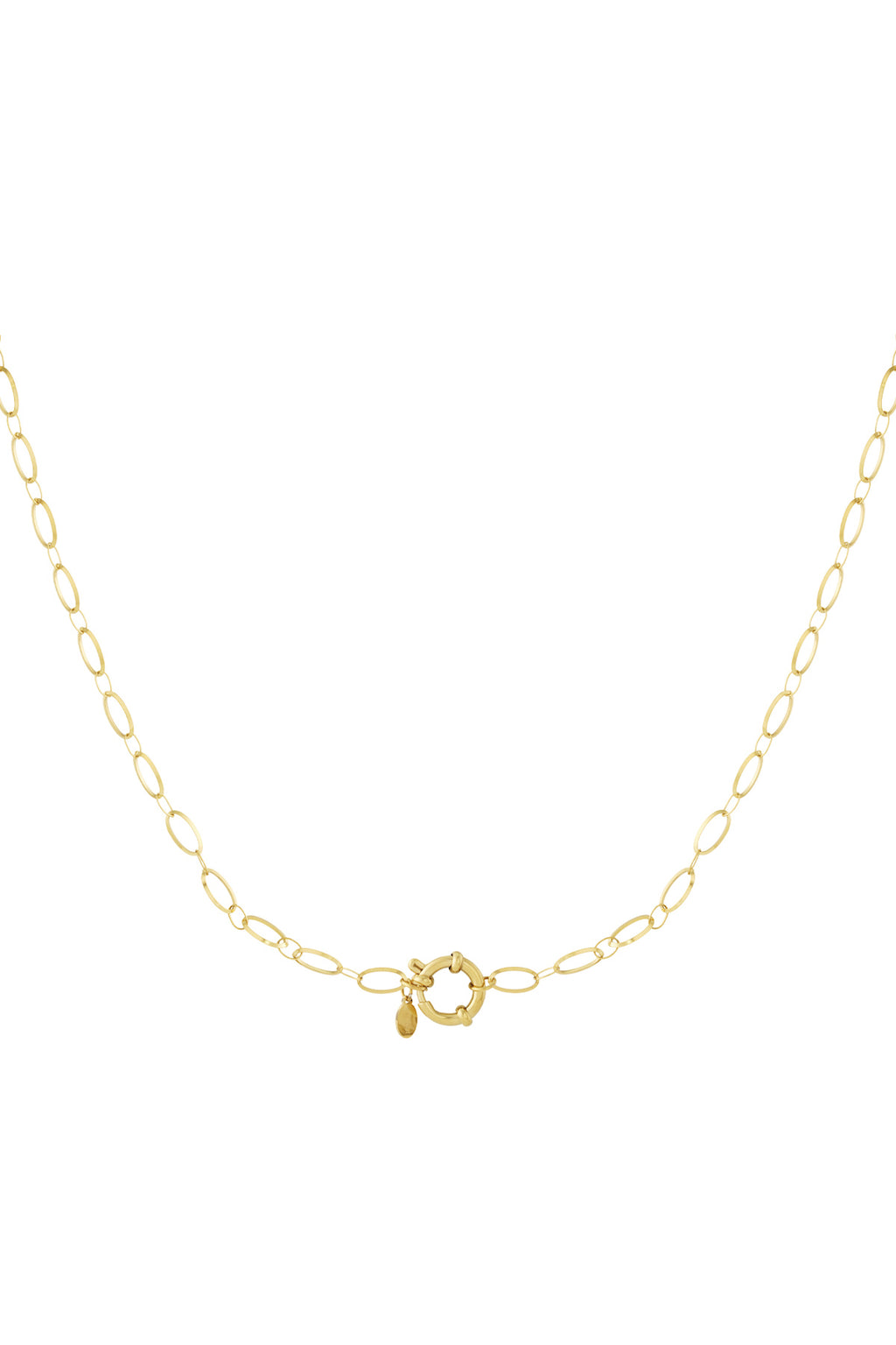 Simple lock necklace