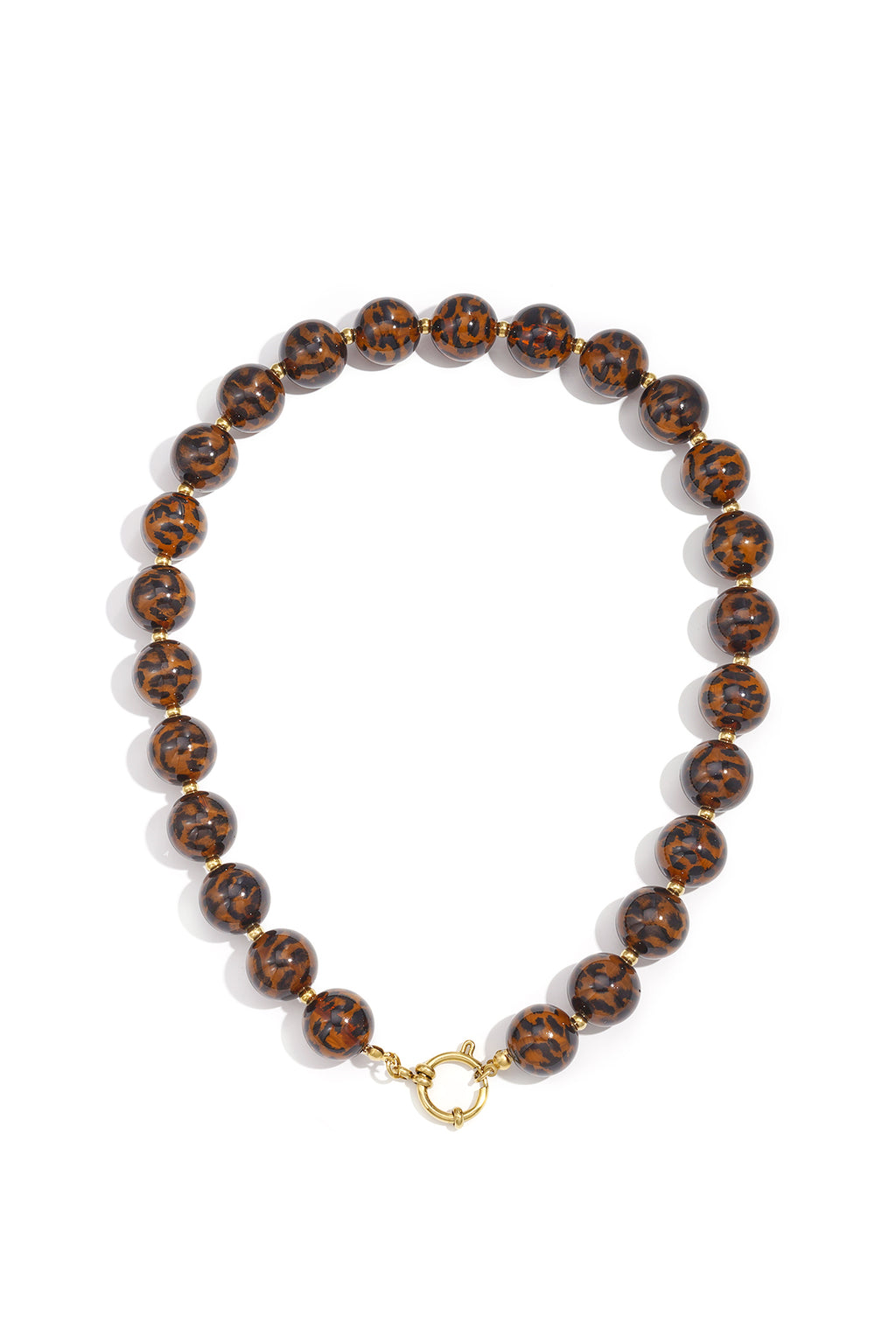 Acrylic Beaded Necklaces Beads Retro Daily Classic Series Women's jewelry-16mm