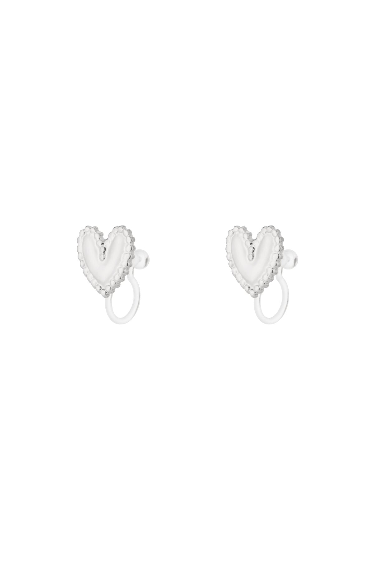 Heart Clip Earrings