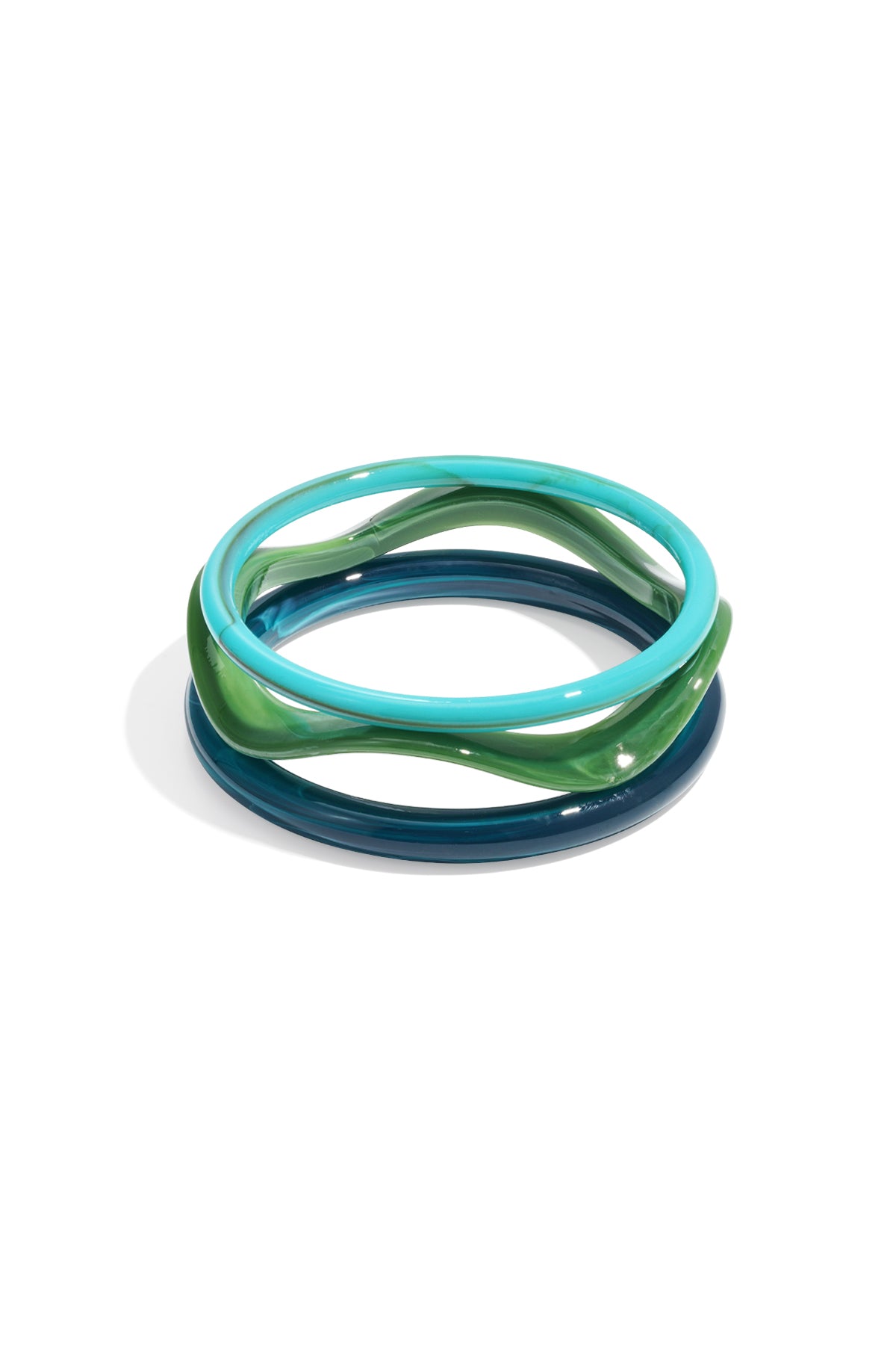 Acrylic Bangles Solid Color Casual Daily Simple Series Women's jewelry
