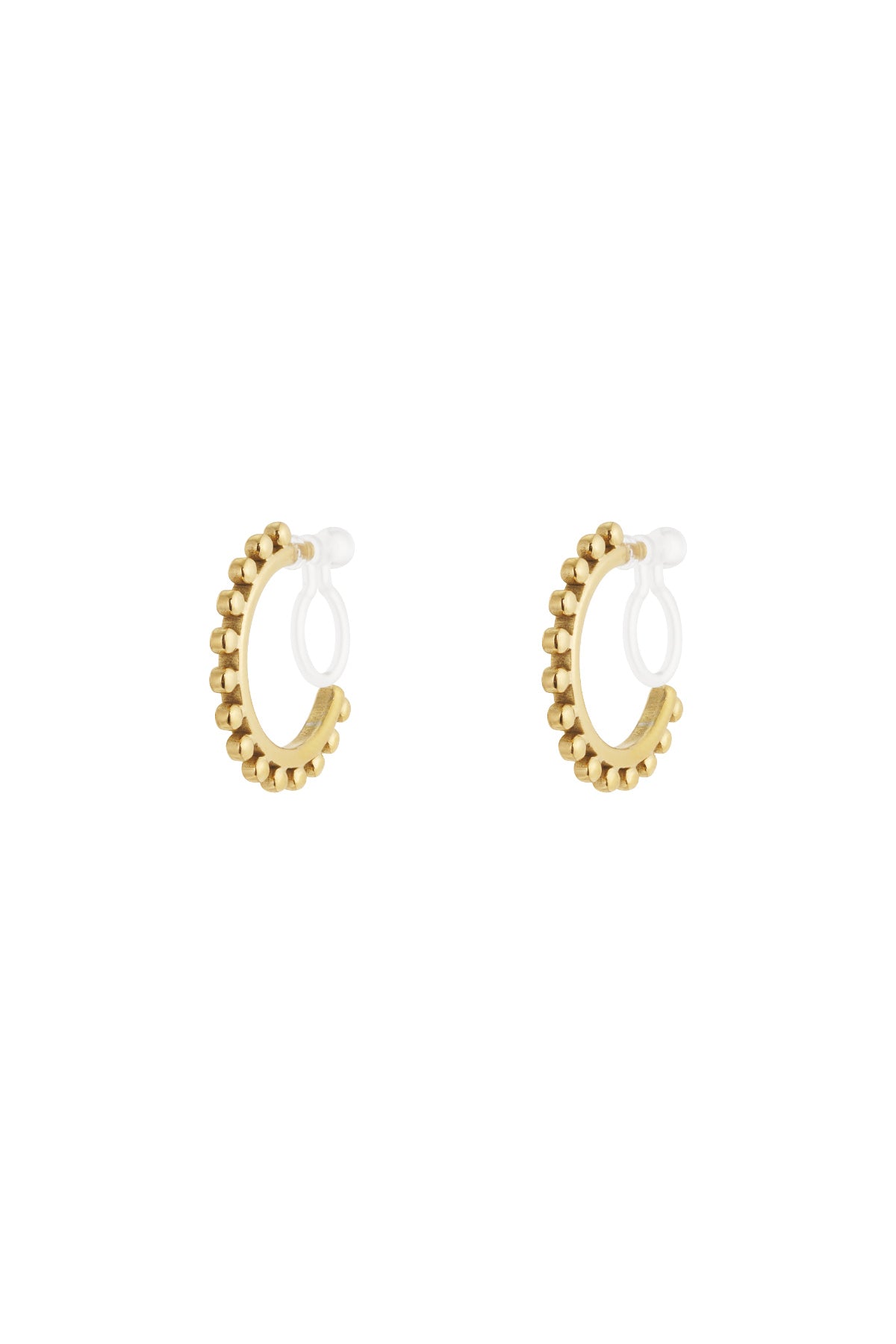 Bold Ring Clip Earrings