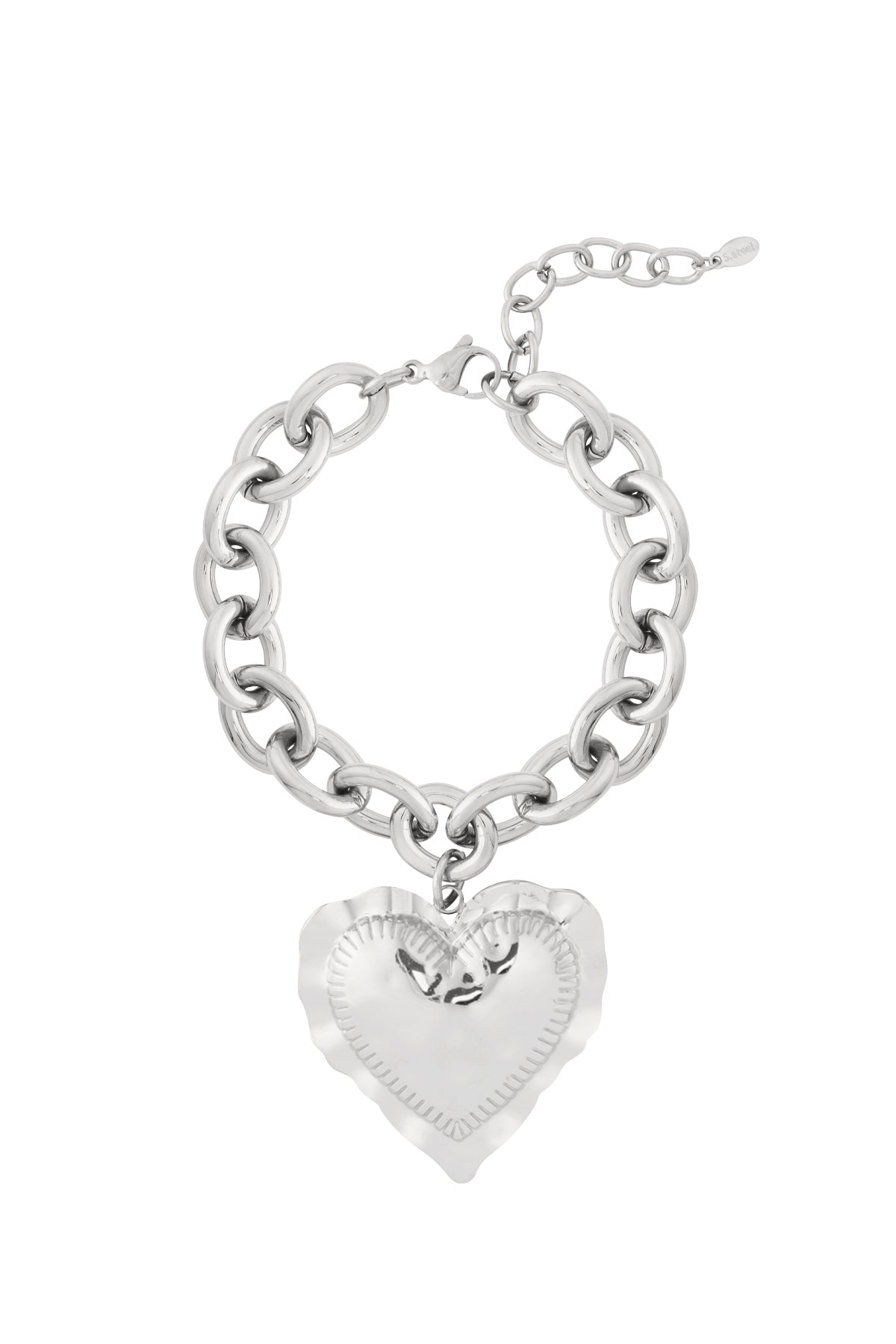 Bold heart Bracelet