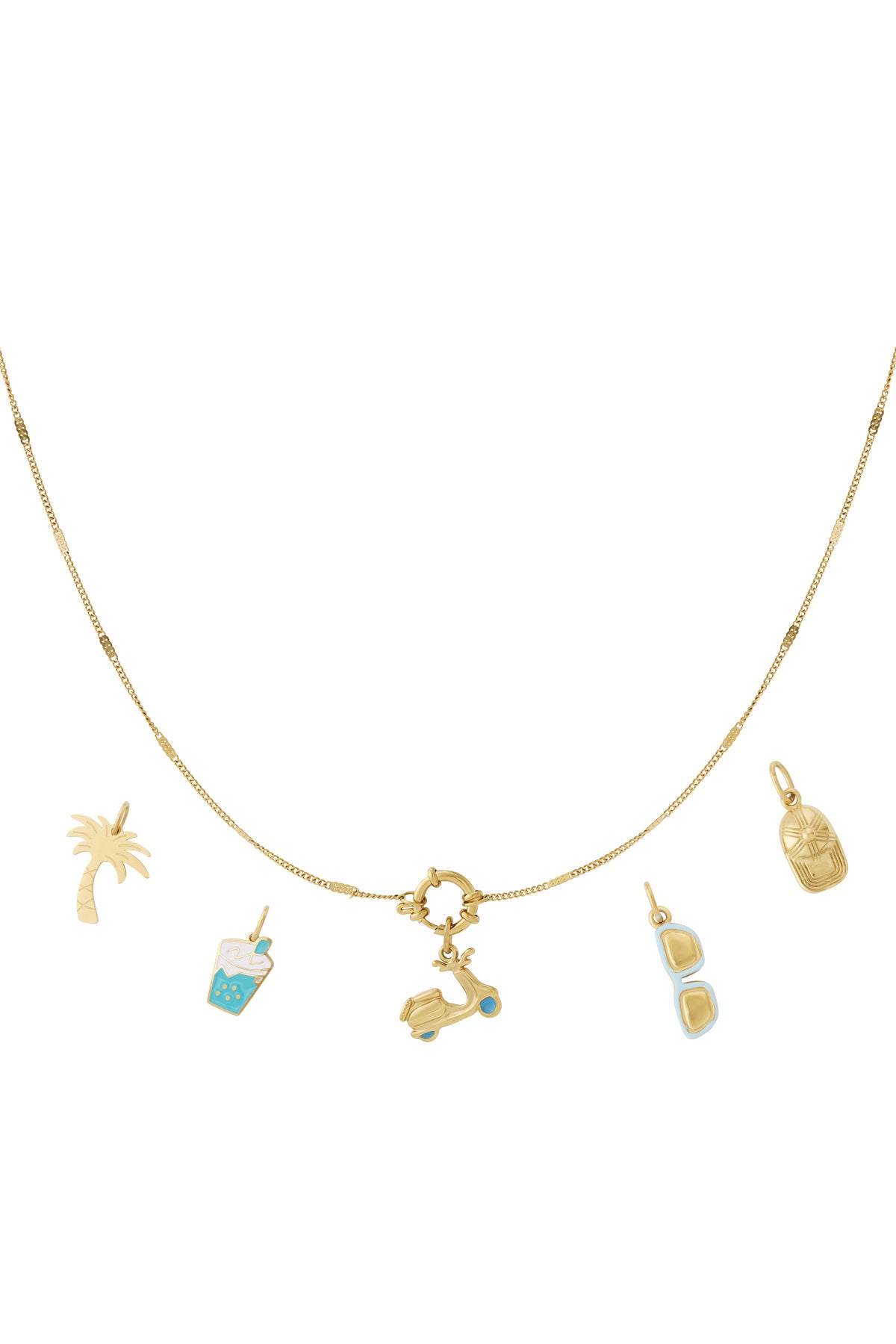 Scooter DIY necklace