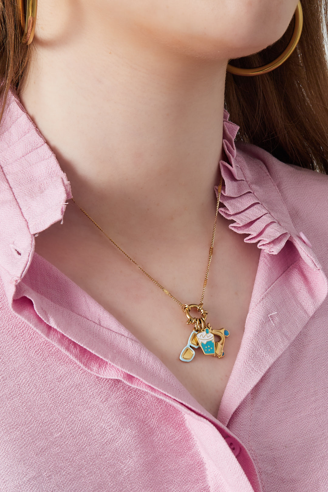 Scooter DIY necklace