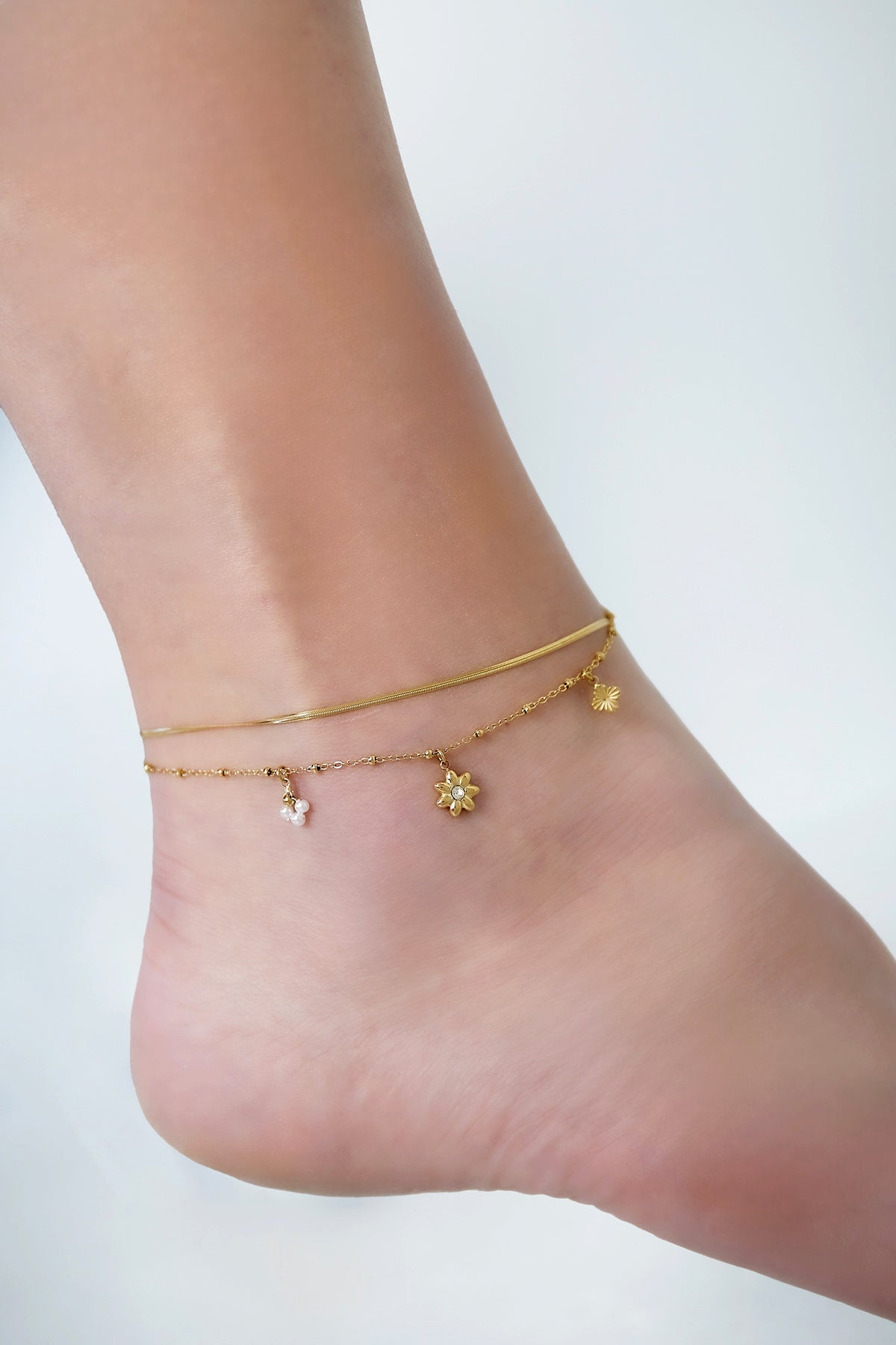 star ankle bracelet