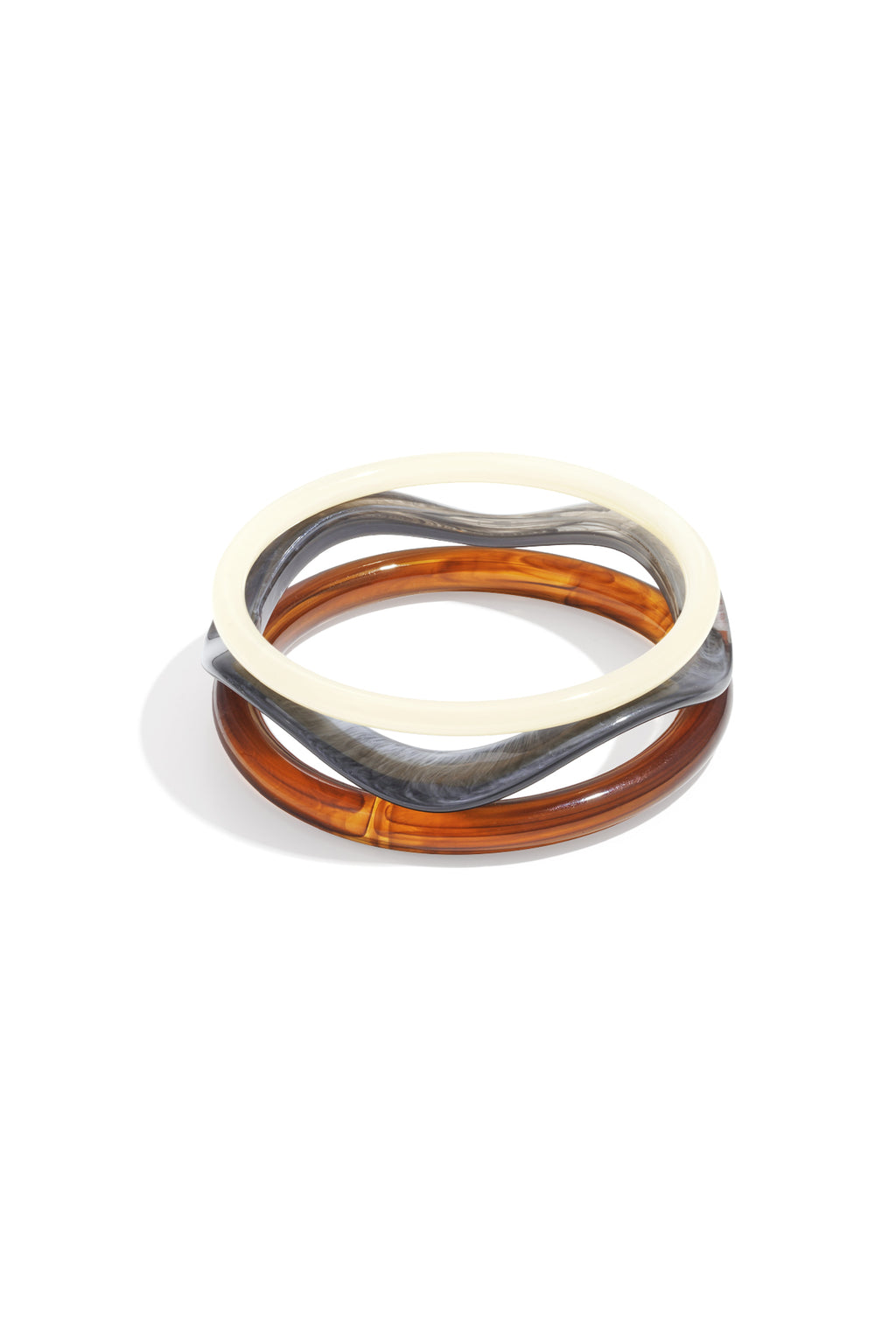 Acrylic Bangles Solid Color Casual Daily Simple Series Women's jewelry