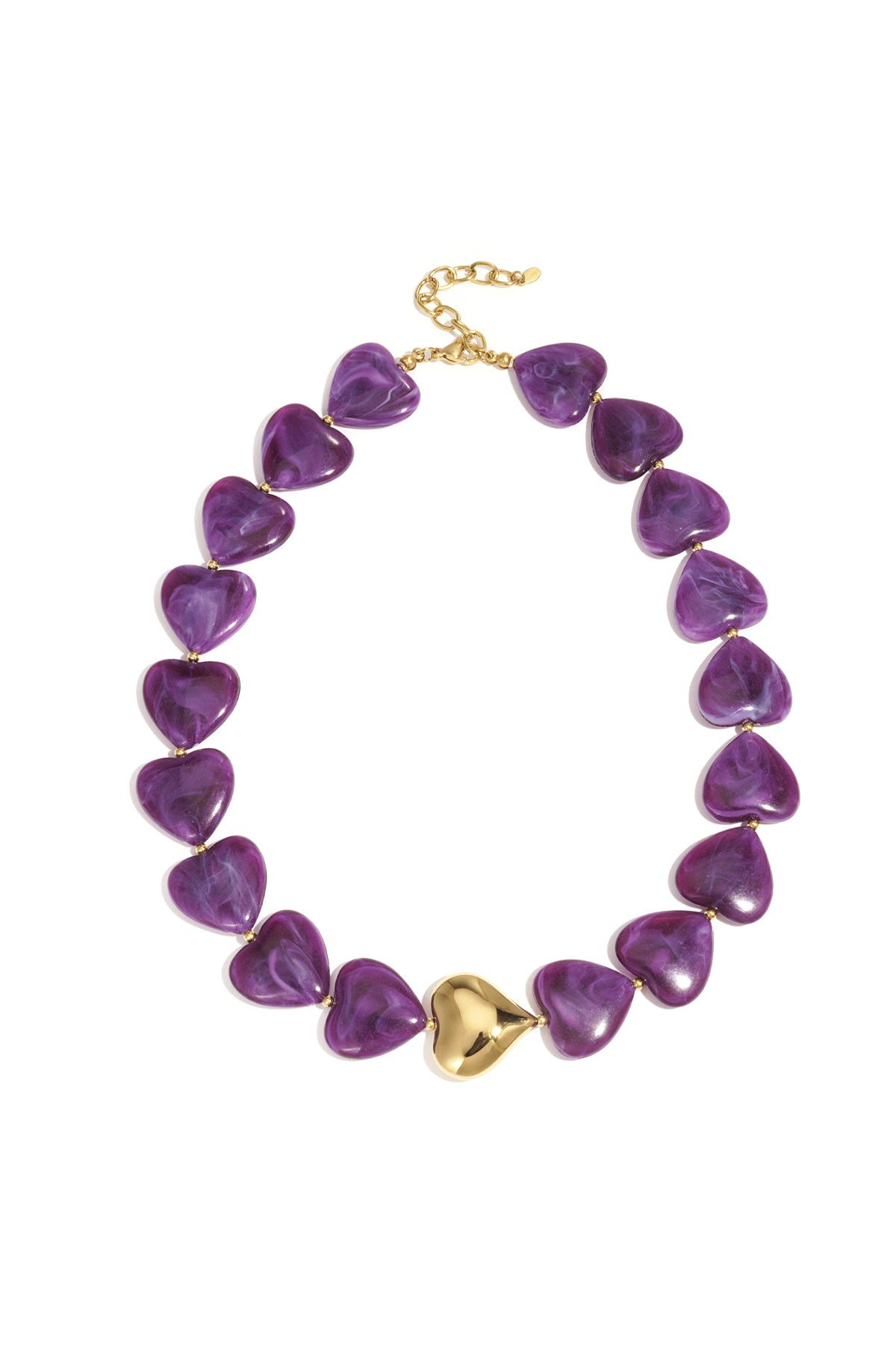 Acrylic Beaded Necklaces Heart Retro Daily Classic Series Women's jewelry