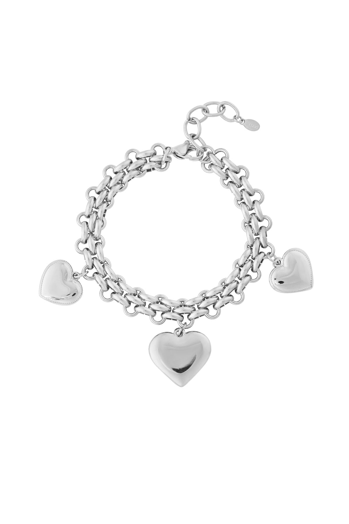 Trio bold heart Bracelet