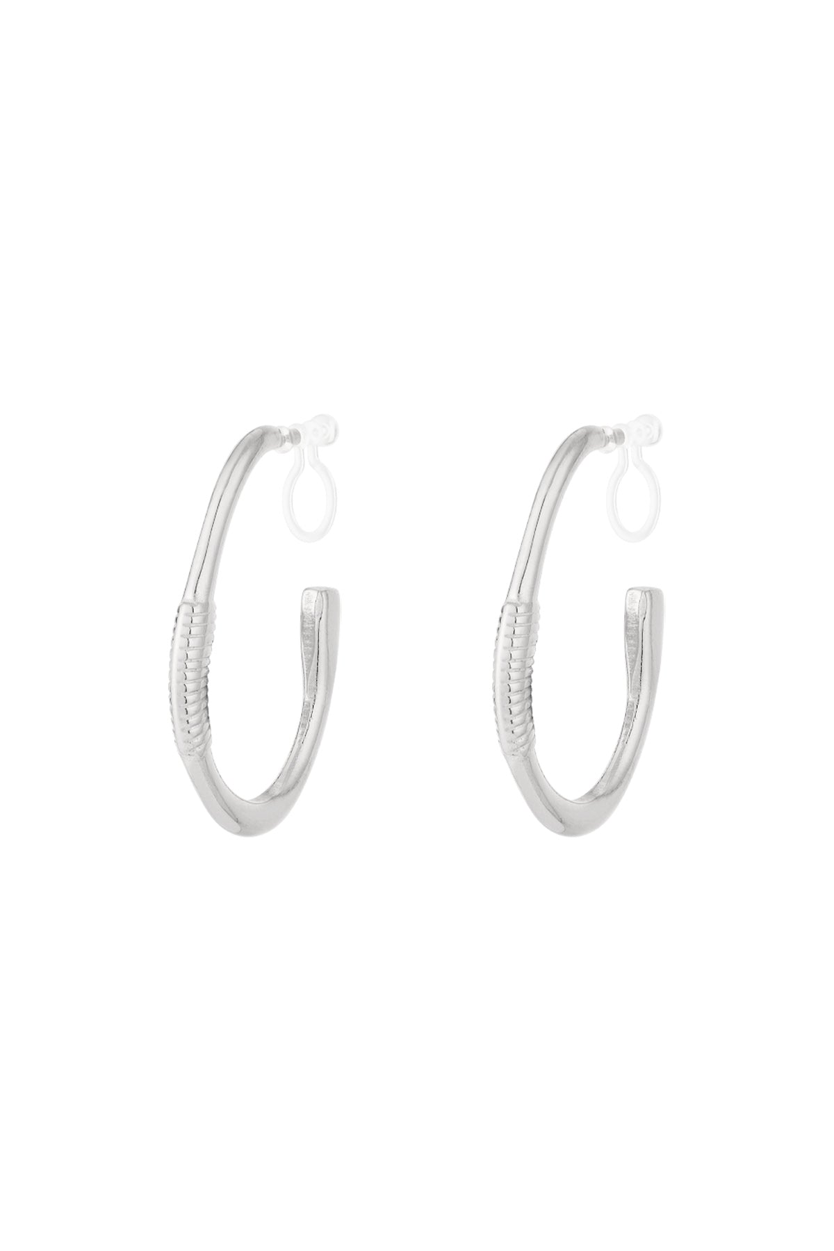Endless hoop Clip Earrings