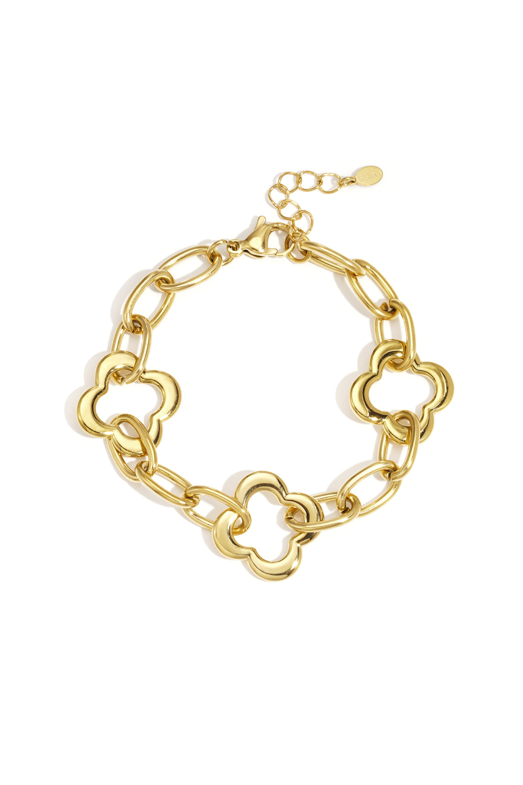 Stainless Steel Chain Bracelets Clover Casual Daily  Women's jewelry