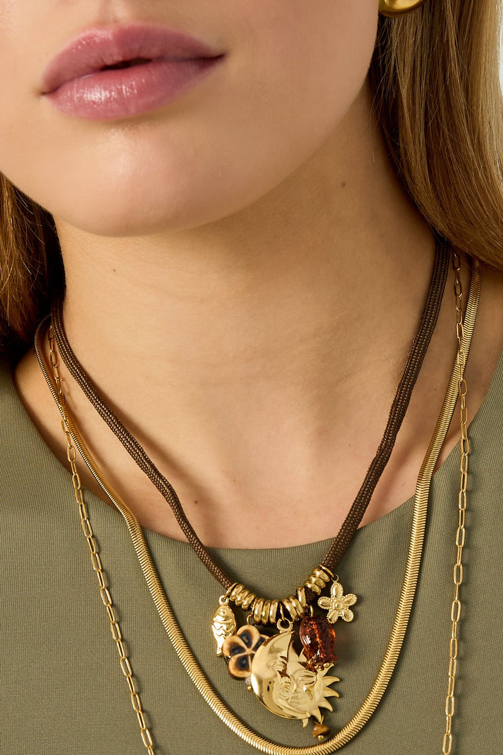 Rope Pendant necklaces sun Daily Romantic Series Women's jewelry