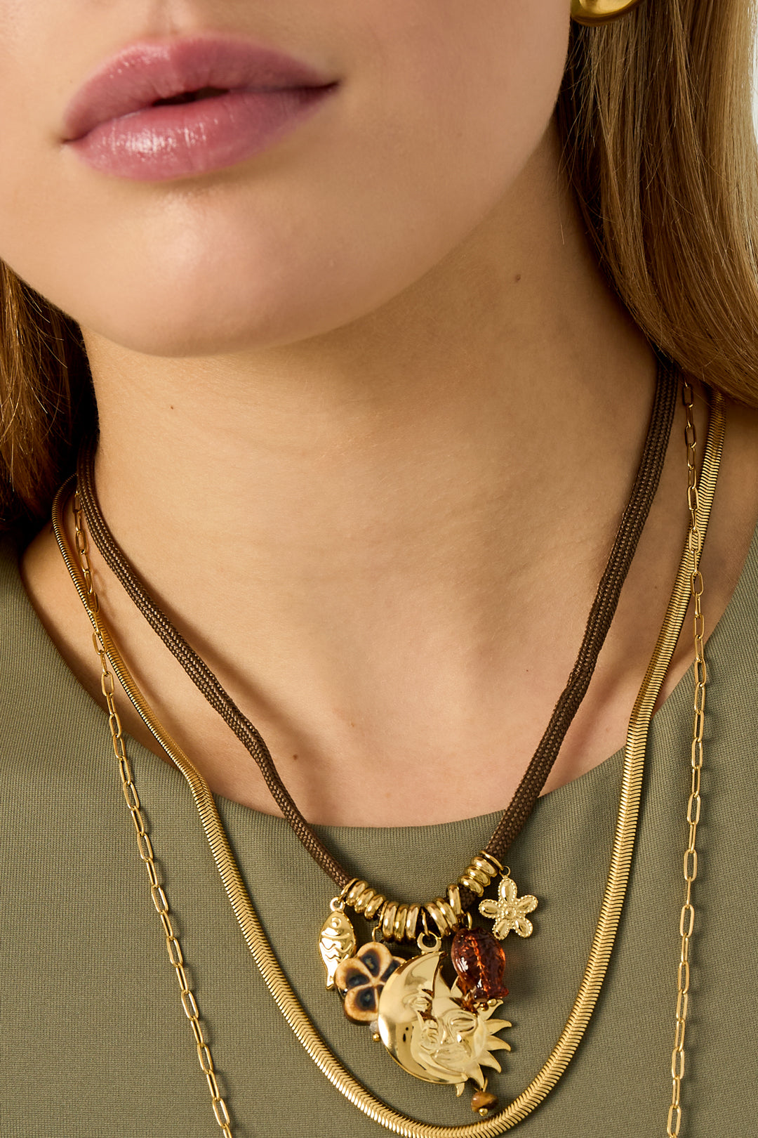 Rope Pendant necklaces sun Daily Romantic Series Women's jewelry