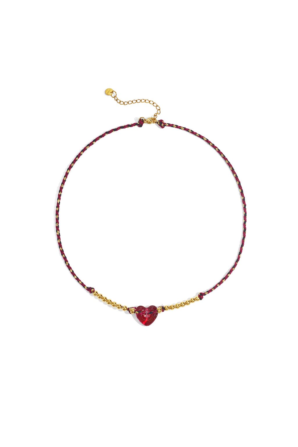 Polyester Beaded Necklaces Heart Casual Daily Simple Series Women's jewelry