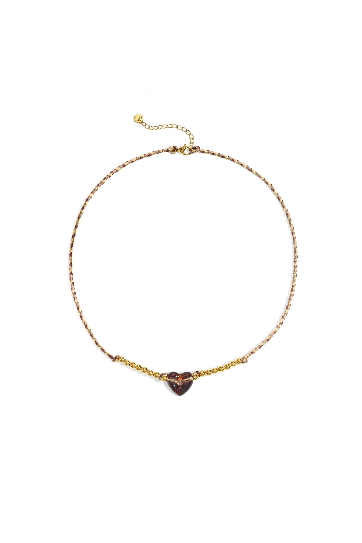 Polyester Beaded Necklaces Heart Casual Daily Simple Series Women's jewelry